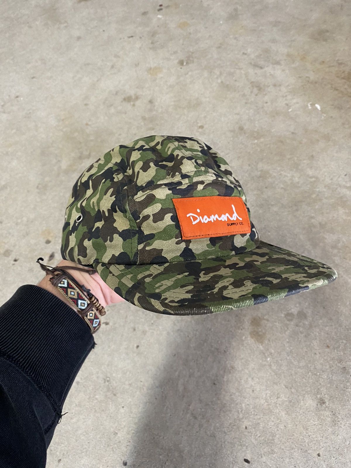 Vintage Vintage Diamond Supply Co Skate Military Camo Strap Adjust Size ONE SIZE - 1 Thumbnail