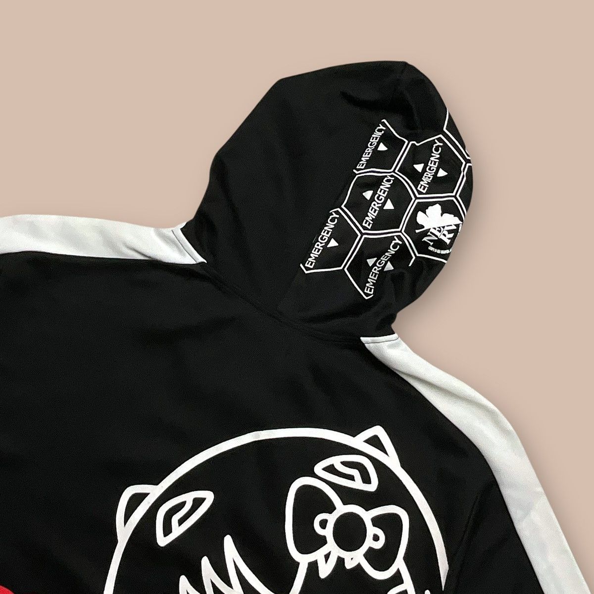 Anime 2012 Hello Kitty x Evangelion Nerv Zipper Polyester Hoodie Size US M / EU 48-50 / 2 - 13 Thumbnail