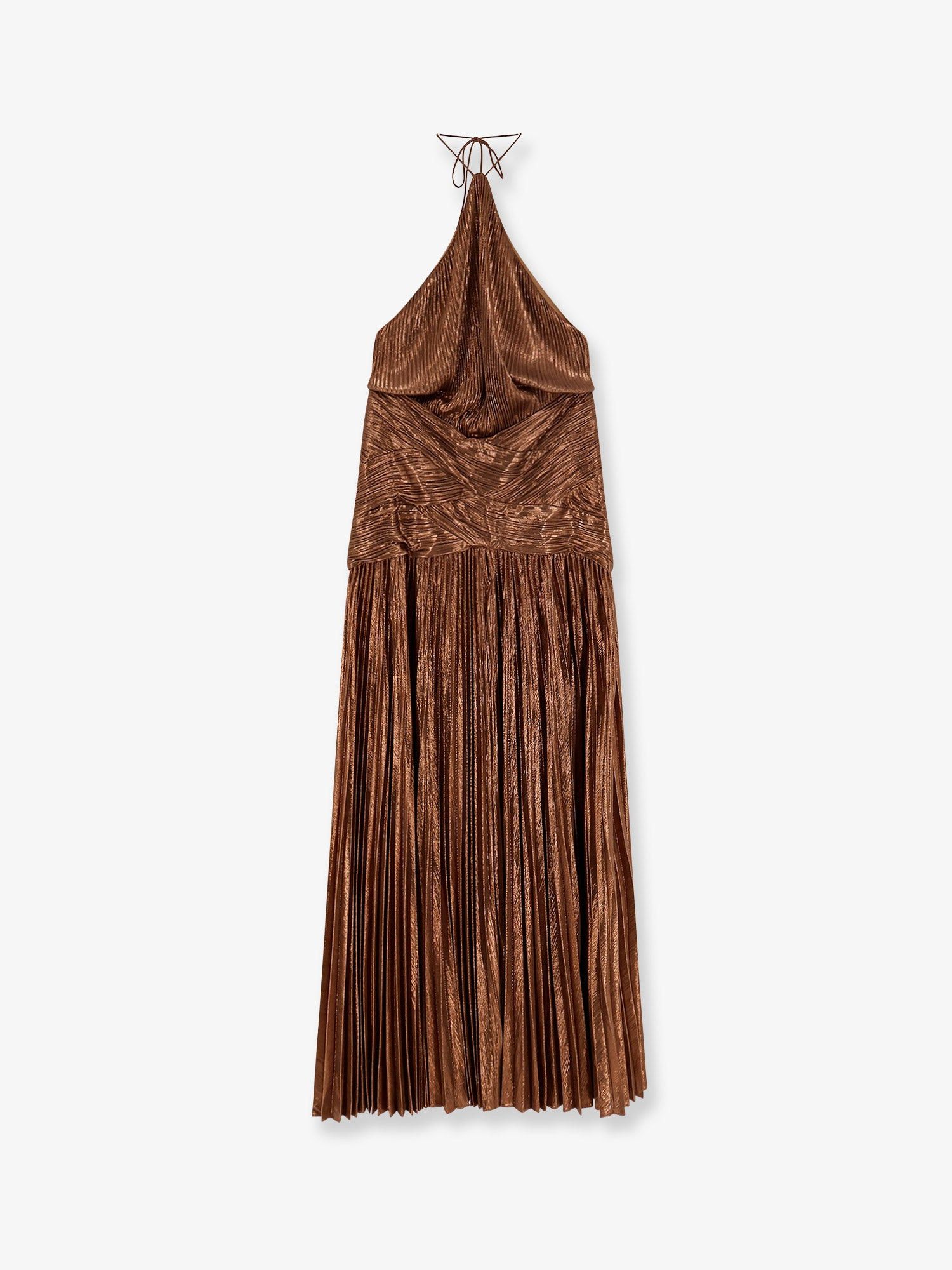 Retrofete Amberley Pleated Dress Size L / US 10 / IT 46 - 1 Thumbnail