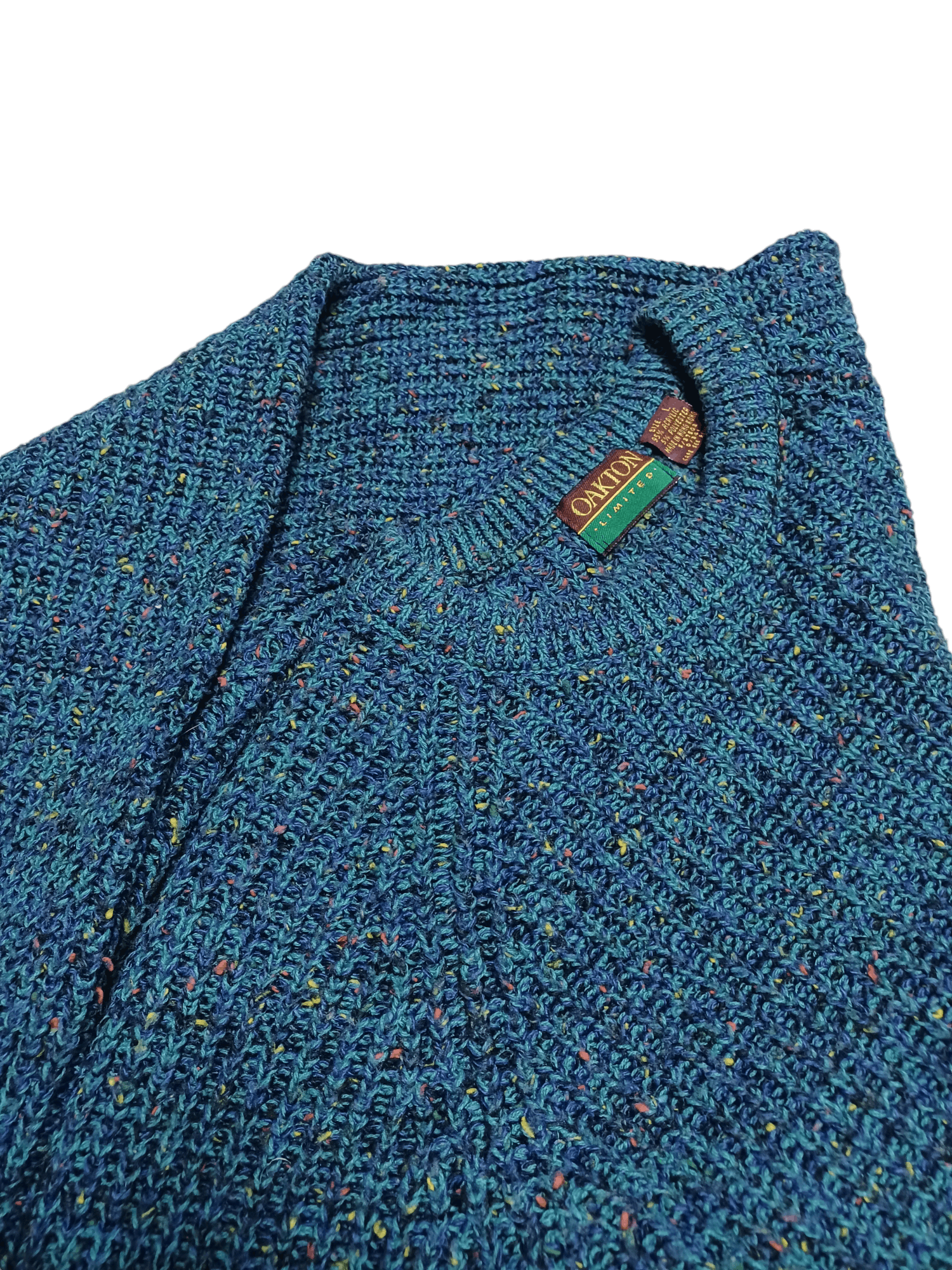 Oakton Limited OAKTON VINTAGE 90S MADE IN HONG KONG KNIT FIRE SWEATER Size US L / EU 52-54 / 3 - 4 Thumbnail