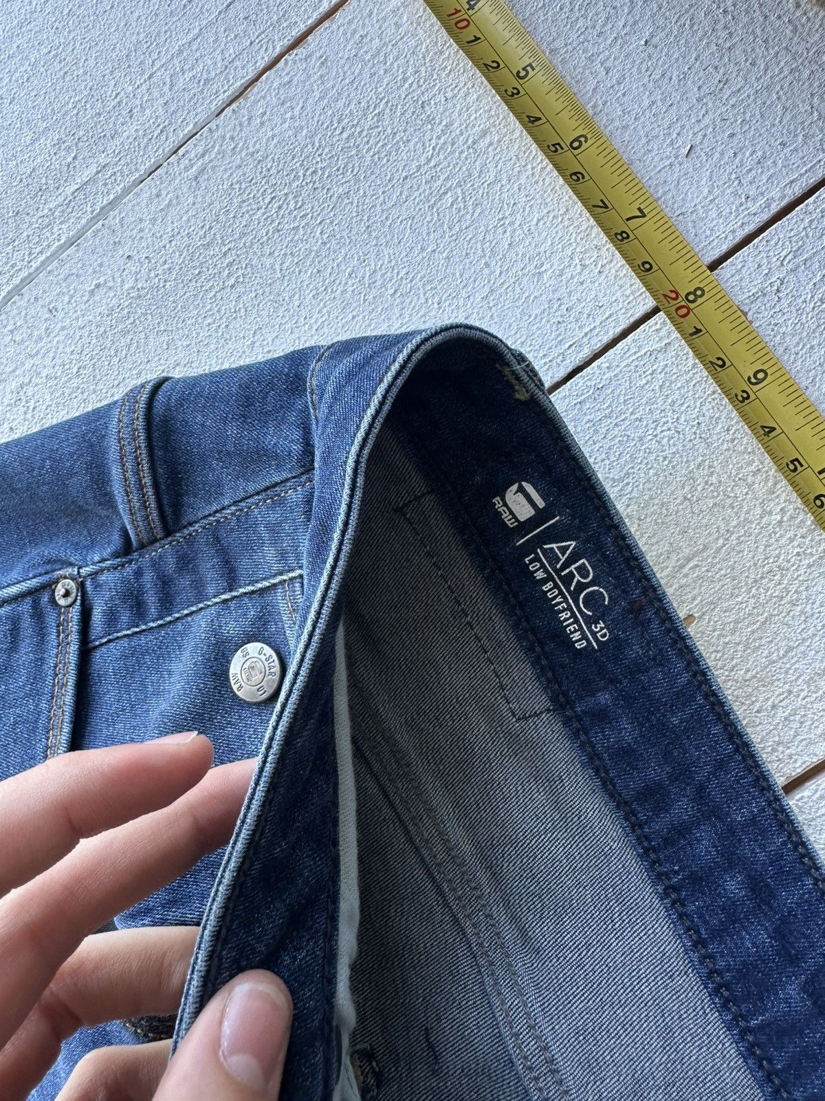 G-Star 🚨PUNK G STAR OPIUM 96 BLUE MENS JEANS Y2k BIKER Size US 28 / EU 44 - 4 Thumbnail