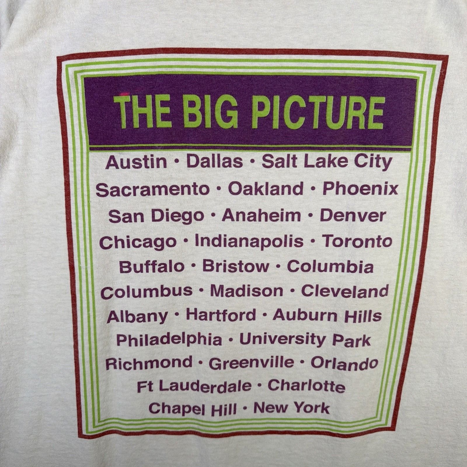 Band Tees Vintage Elton John Shirt Mens XL White 90s Band Big Picture Size US XL / EU 56 / 4 - 8 Thumbnail