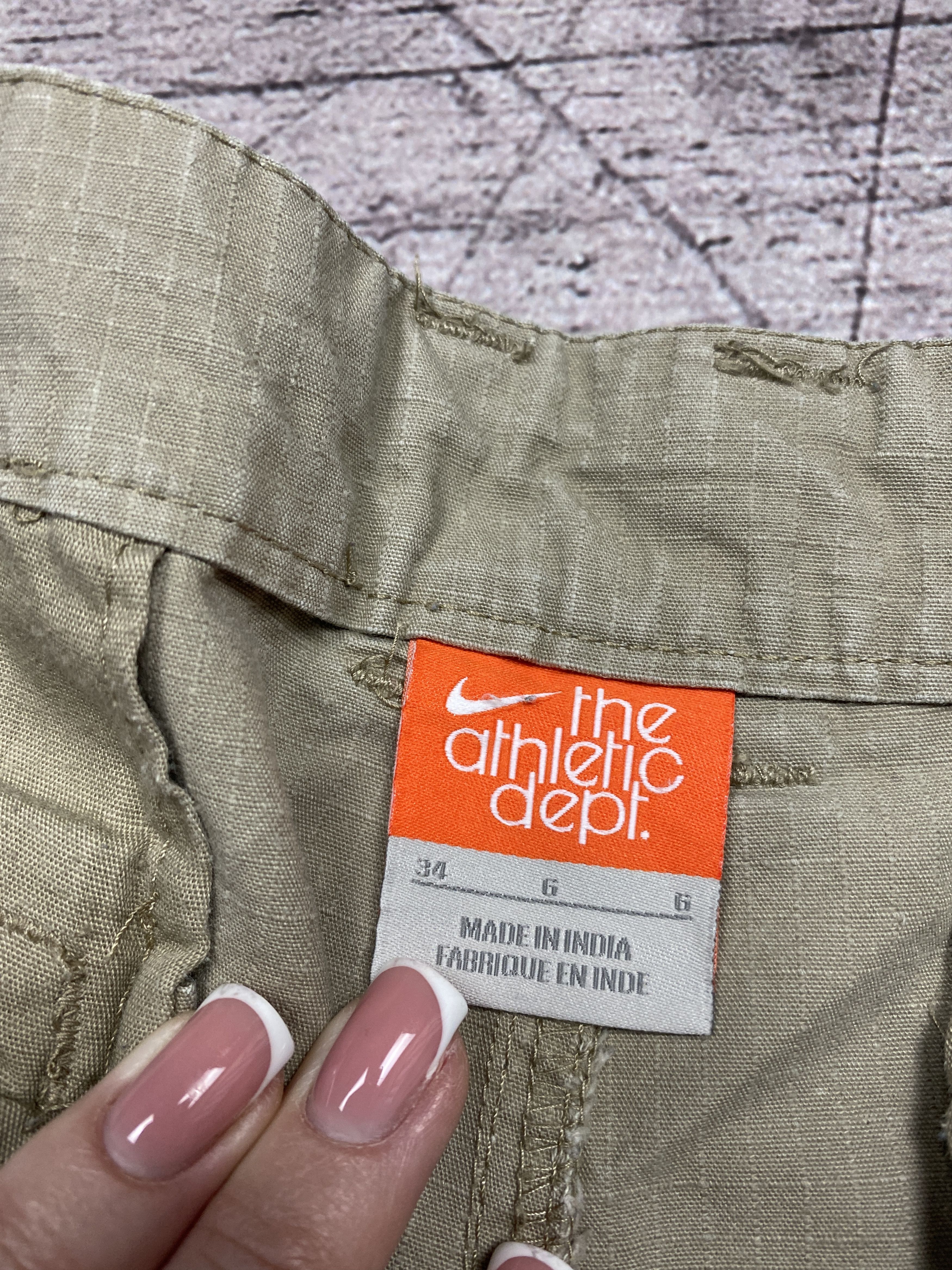 Nike × Vintage Nike Vintage Mens Cargo Shorts Y2K Size US 34 / EU 50 - 5 Thumbnail