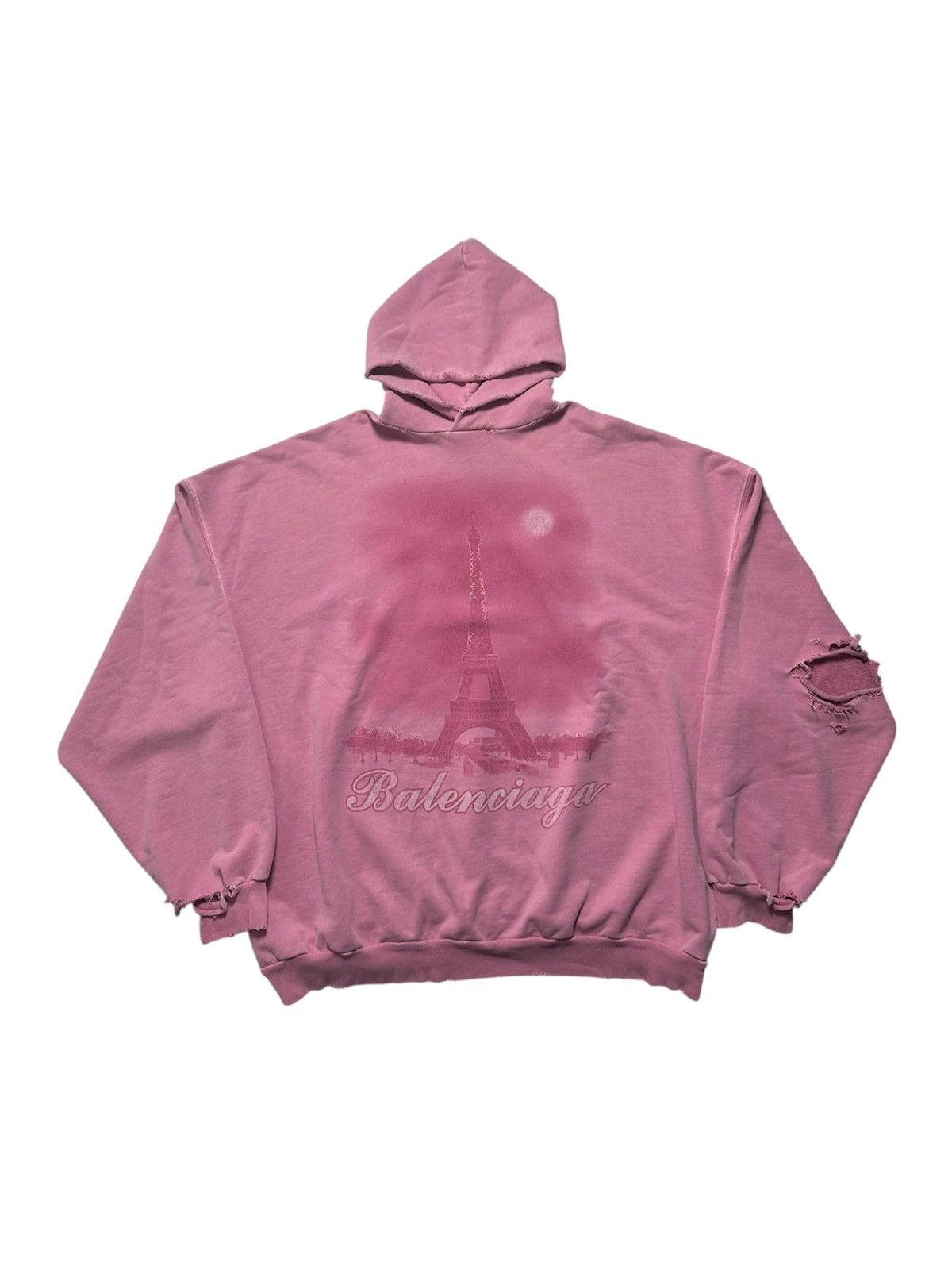 Balenciaga BALENCIAGA 23AW PARIS MOON UPSIDE DOWN DISTRESSED