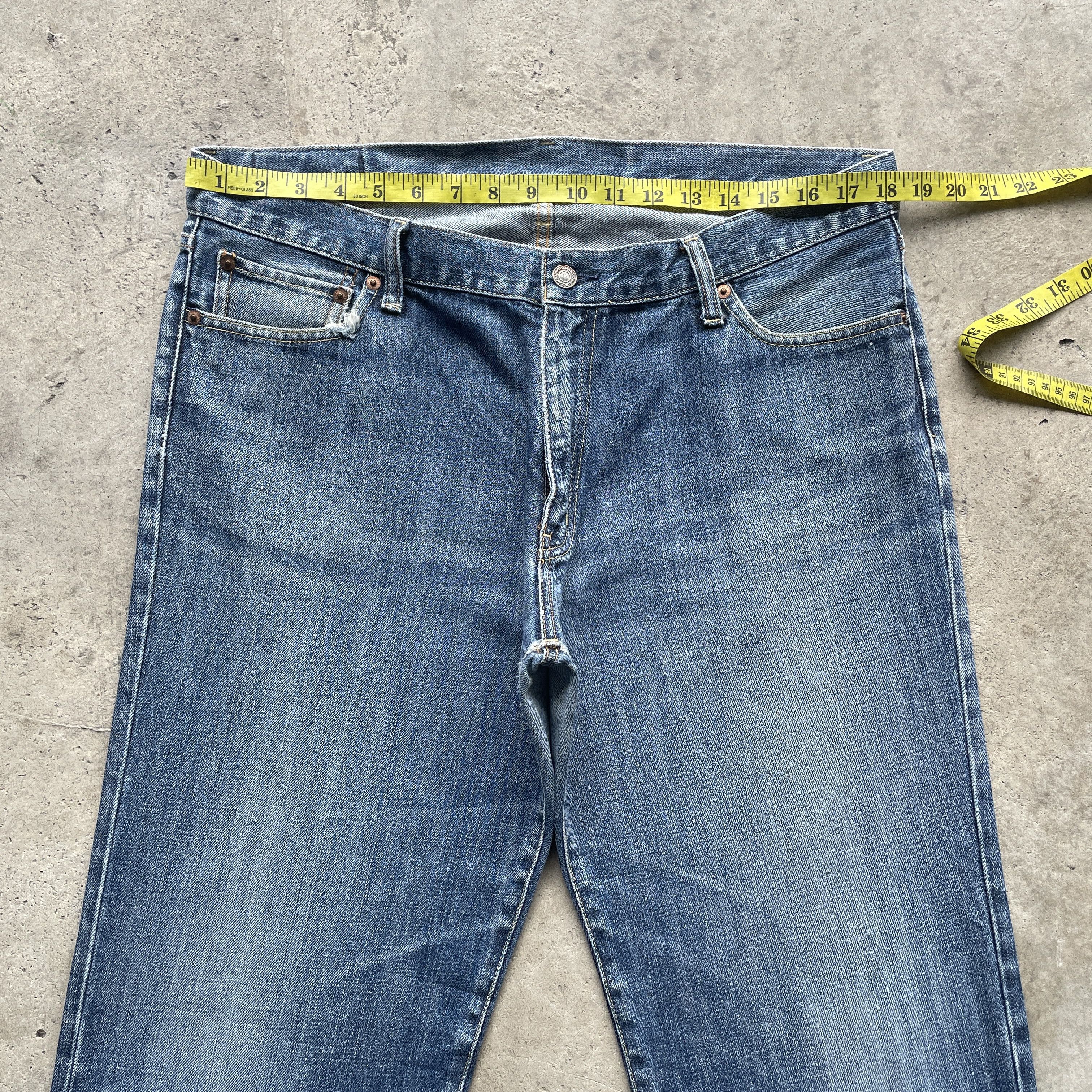 Japanese Brand × Vintage VINTAGE JAPANESE JEANS FADED DENIM PANTS W37x30 Size US 37 - 5 Thumbnail