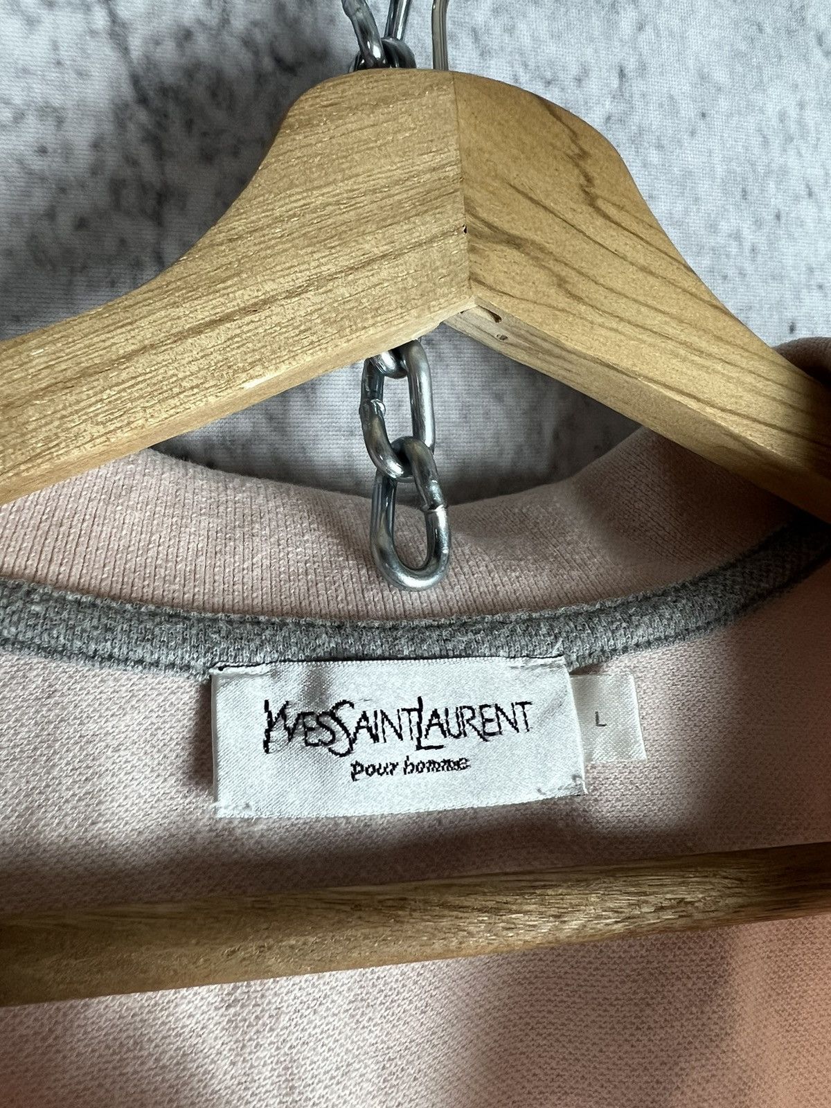 Vintage Vintage 90s Yves Saint Laurent YSL polo t-shirt Size US L / EU 52-54 / 3 - 3 Thumbnail