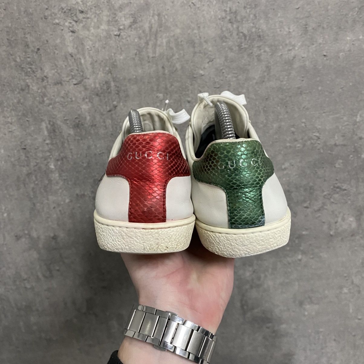 Gucci Gucci Ace Embroidered Pineapple Sneakers Size US 5.5 / EU 38 - 9 Thumbnail
