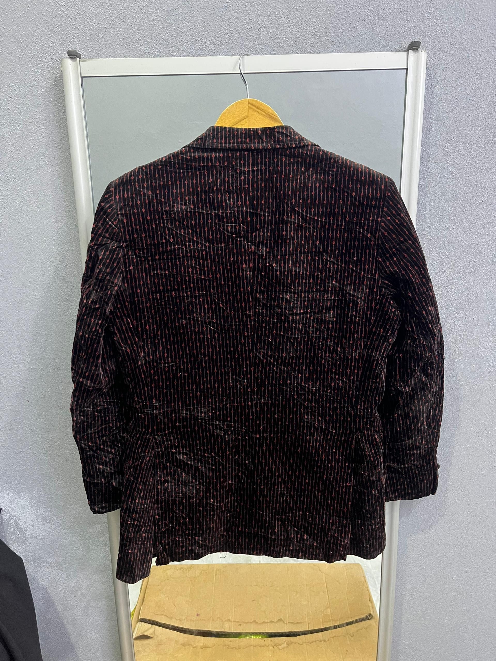 Japanese Brand Niedieck Brilliant Velvet Blazer German Fabric Size 38S - 11 Thumbnail