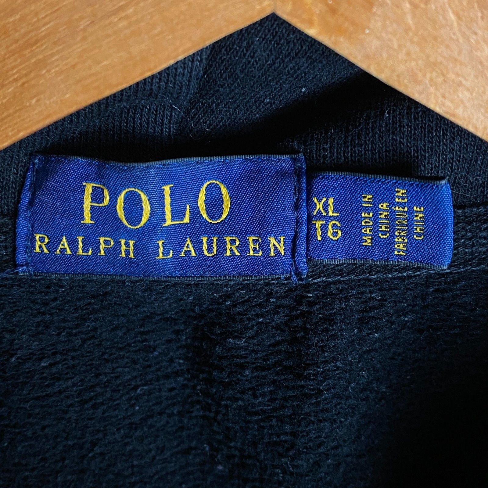 Polo Ralph Lauren Polo Ralph Lauren Women's Size XL Zip Hoodie Black ` Size XL / US 12-14 / IT 48-50 - 5 Thumbnail