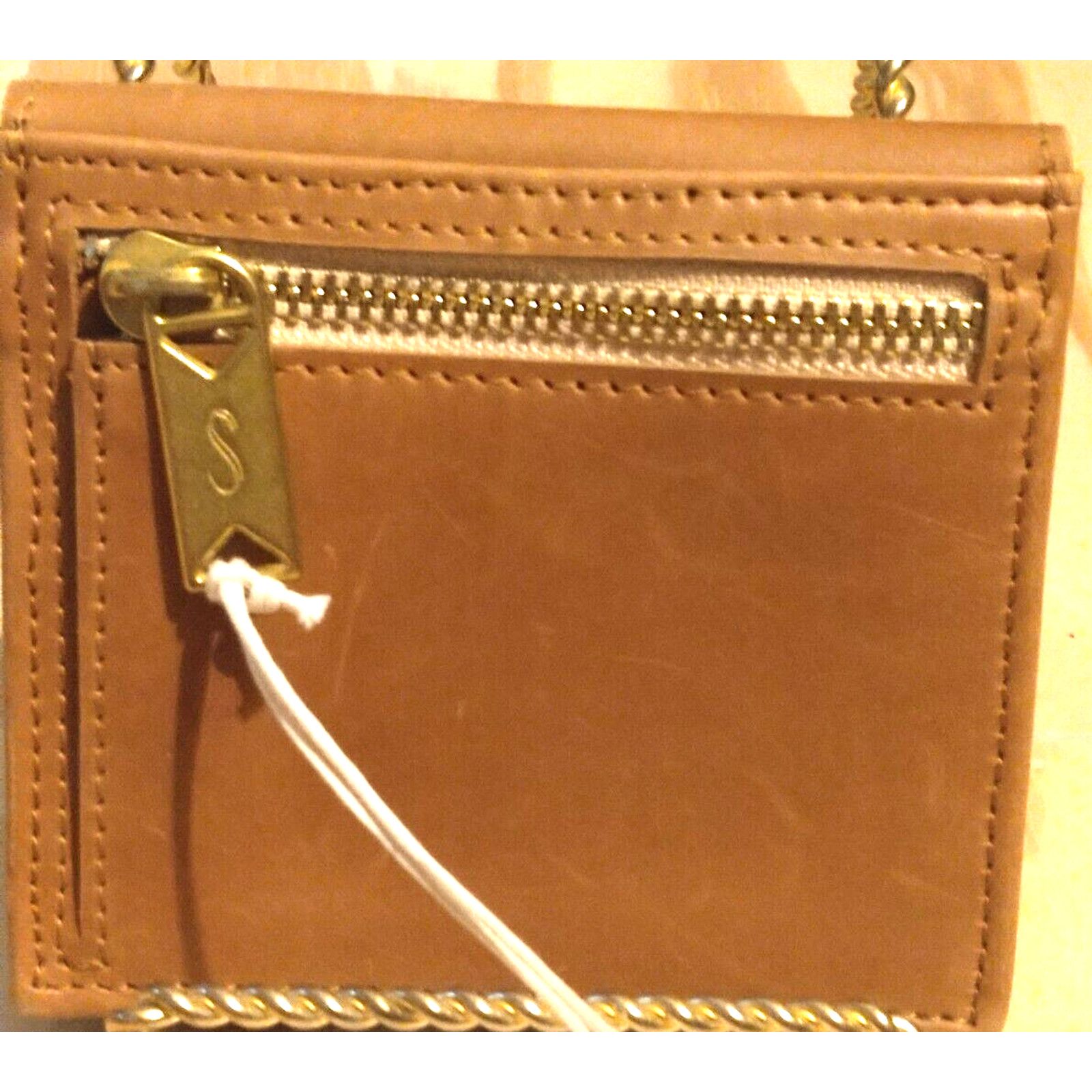 Other Sseko Snap Wallet Small Leather in Caramel & Black Oil Tan Size ONE SIZE - 3 Thumbnail