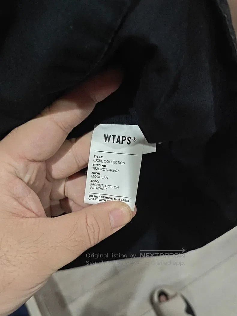 Wtaps Wtaps Eight-Pocket Jacket, Black Coat Size US M / EU 48-50 / 2 - 6 Thumbnail