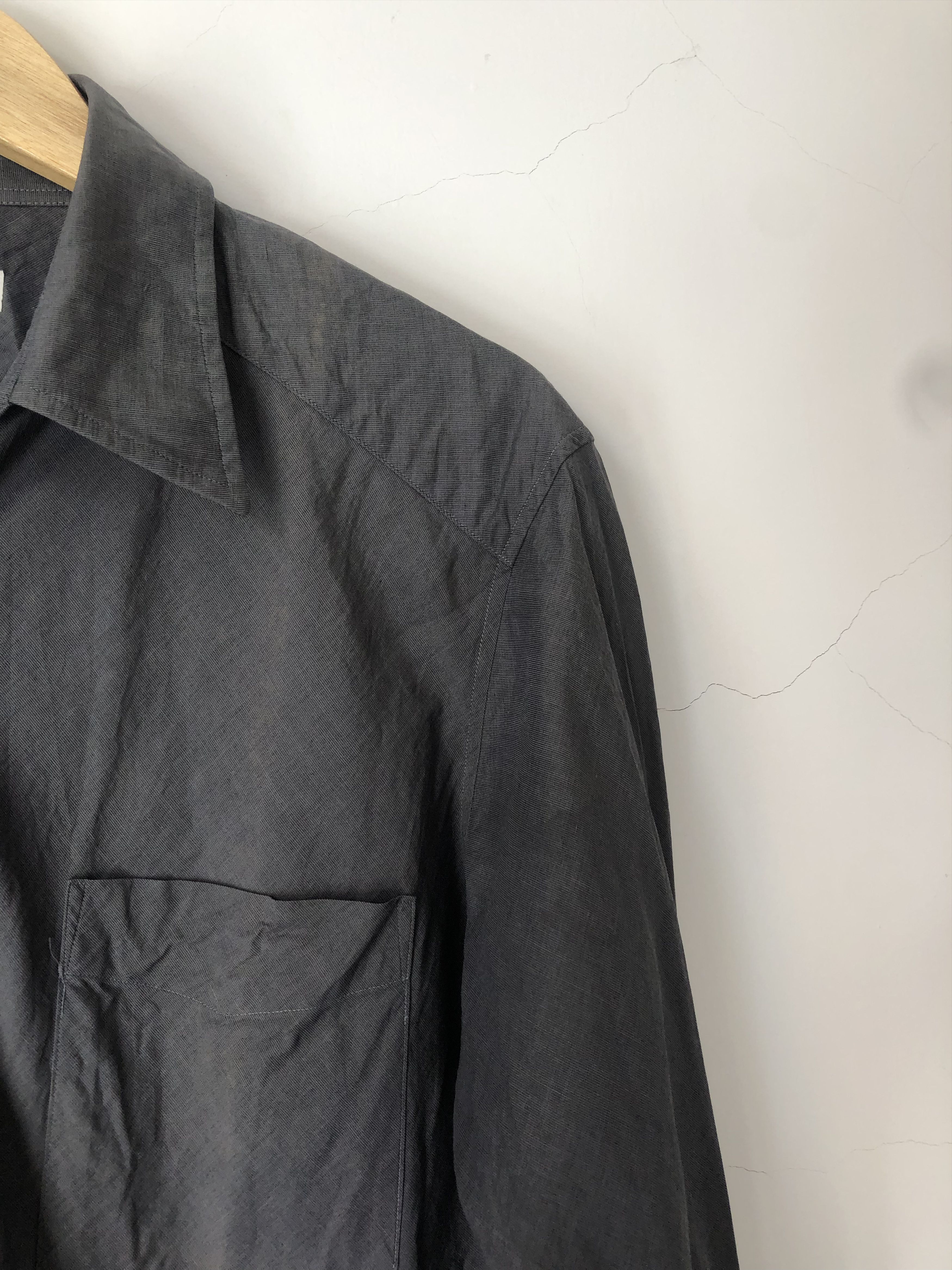 Yohji Yamamoto dark gray shirt Size US M / EU 48-50 / 2 - 4 Thumbnail