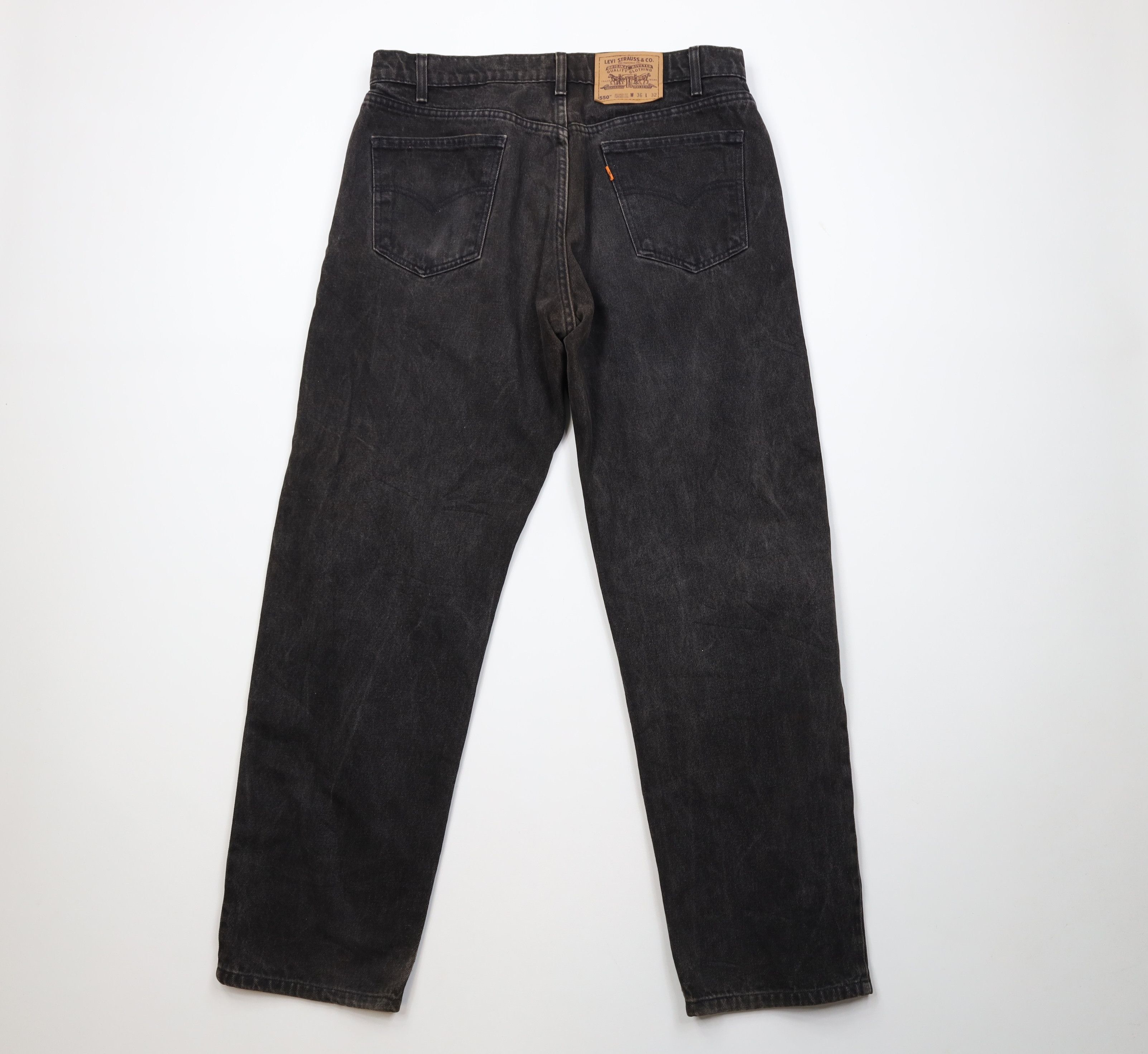Levi's Vintage 90s Levis 550 Orange Tab Relaxed Fit Denim Jeans Size US 36 / EU 52 - 11 Thumbnail