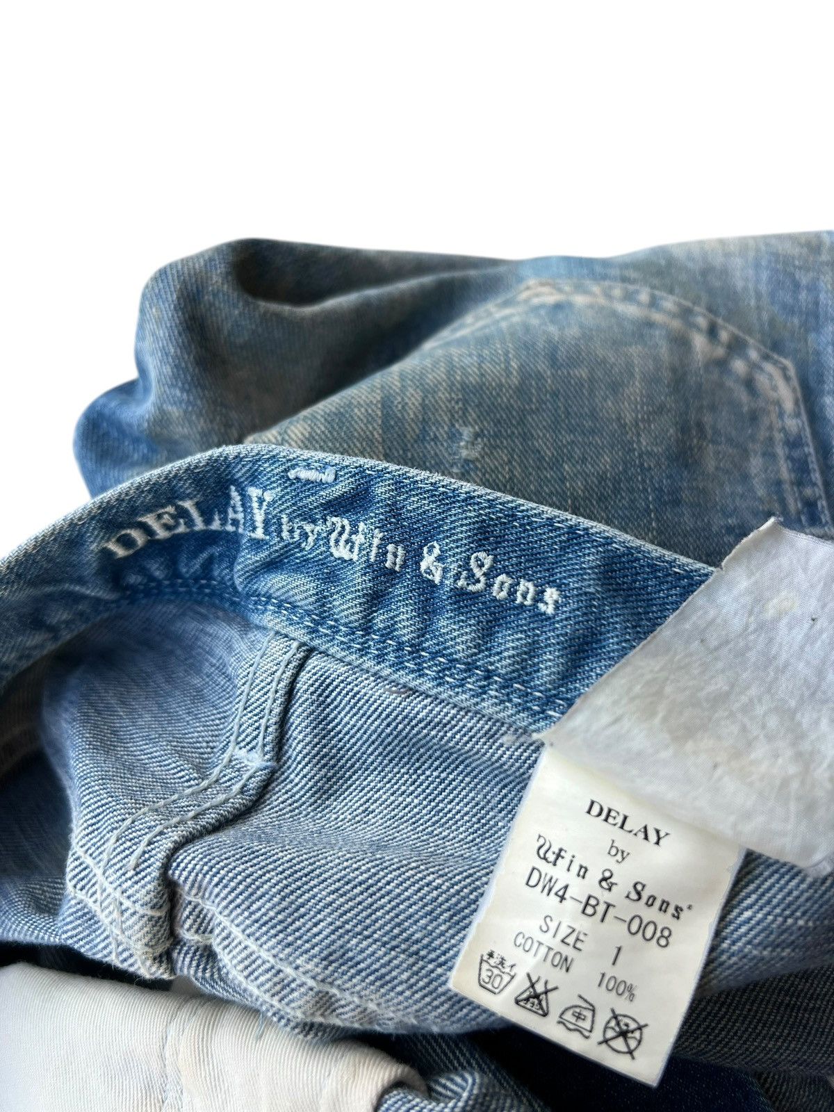 Japanese Brand Dirty Mud Stains Distress Denim Ufin & Sons Flare Jeans Size US 30 / EU 46 - 21 Thumbnail