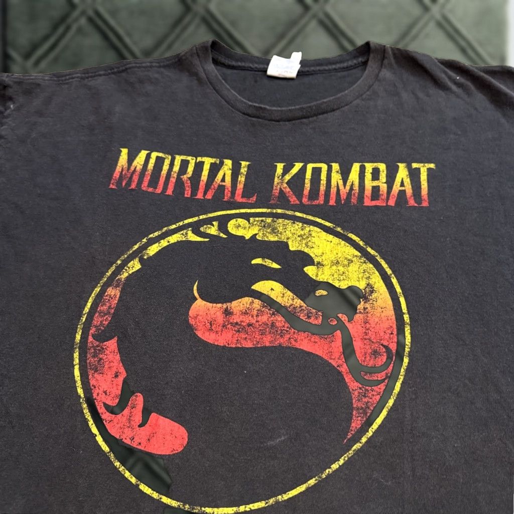 Etro VINTAGE Mortal Kombat T-Shirt Black Retro 3XL Mens Size US XXL / EU 58 / 5 - 1 Thumbnail