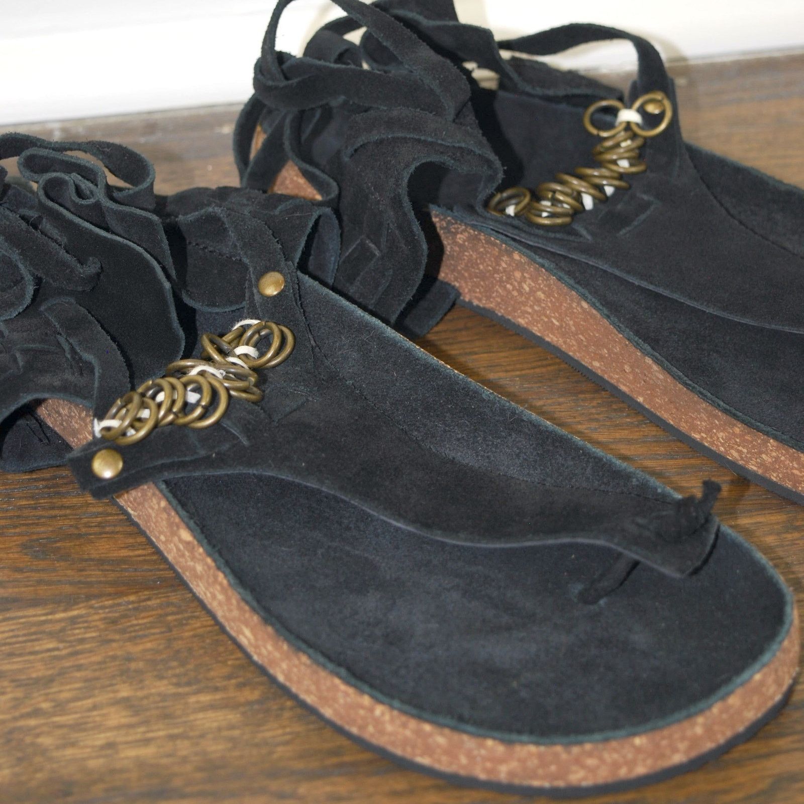 Free People NEW Free People Collins Wrap Suede Gladiator Leather Sandal Size US 7.5 / IT 37.5 - 2 Thumbnail