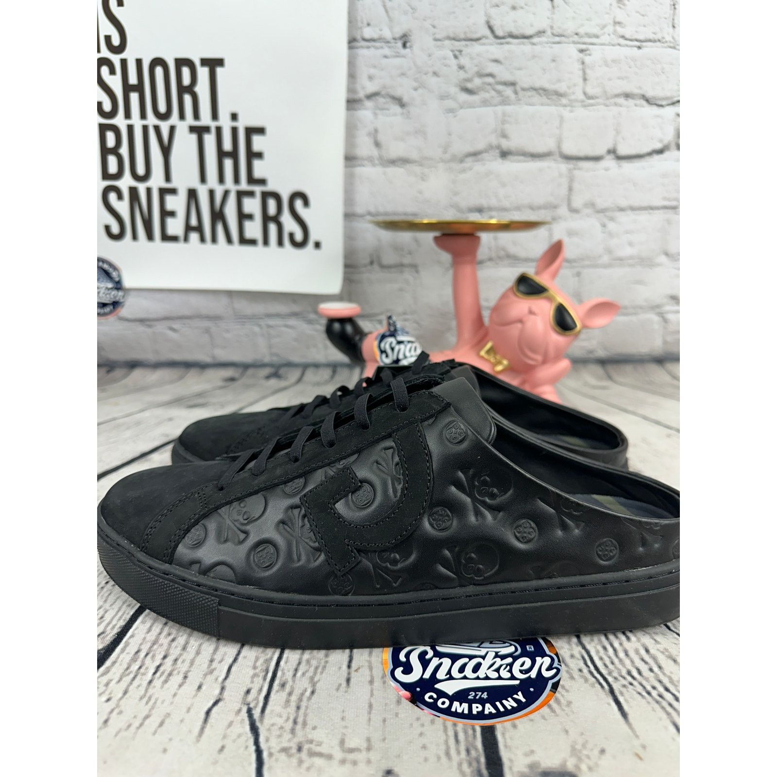 G/FORE G/FORE Gfore Disruptor Street Golf Shoe Men 11 Black Leather Size US 11 / EU 44 - 3 Thumbnail