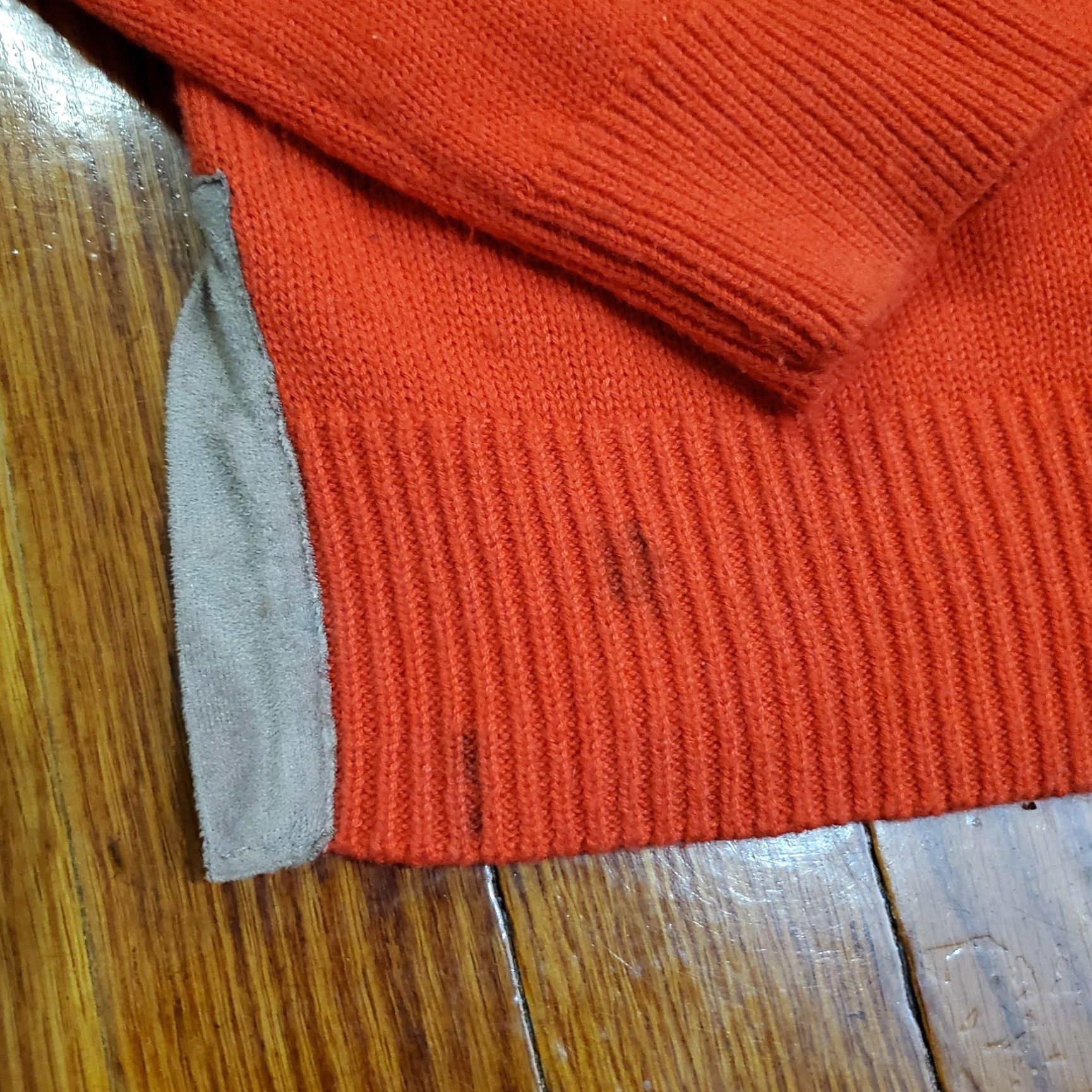 Ralph Lauren Lauren Ralph Lauren Sweater Womens Petite Medium Orange Boatneck Knit Trim Size M / US 6-8 / IT 42-44 - 3 Thumbnail