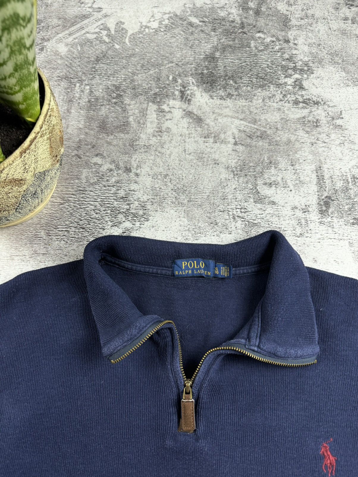 Polo Ralph Lauren Polo Ralph Lauren Retro 1/3 Zip Sweatshirt Hoodie Pullover Size US XL / EU 56 / 4 - 8 Thumbnail