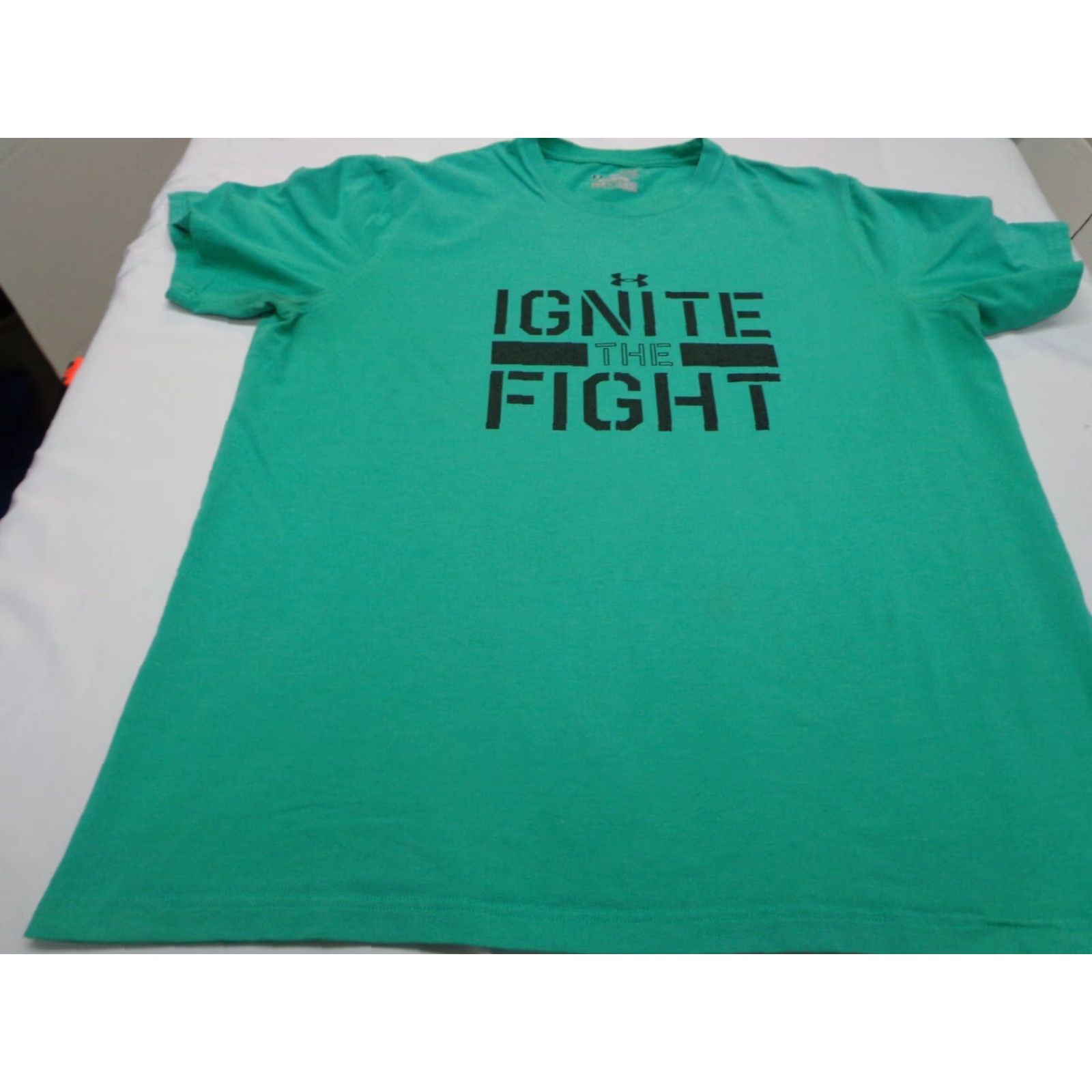 Under Armour Under Armour Teal T-Shirt Ignite The Fight Large Men’s/ Mens Activewear L Color Teal Shirt Size US L / EU 52-54 / 3 - 3 Thumbnail