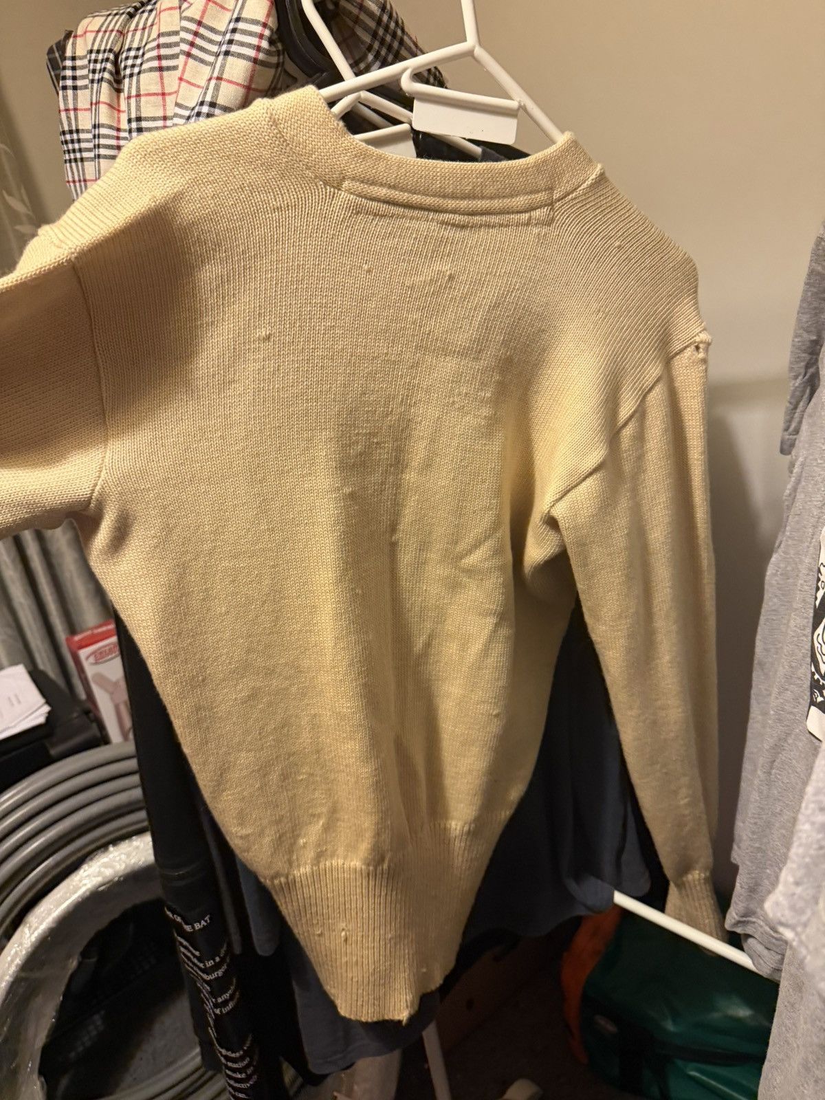 Other Unknown collage football sweater knitt Size US S / EU 44-46 / 1 - 3 Thumbnail