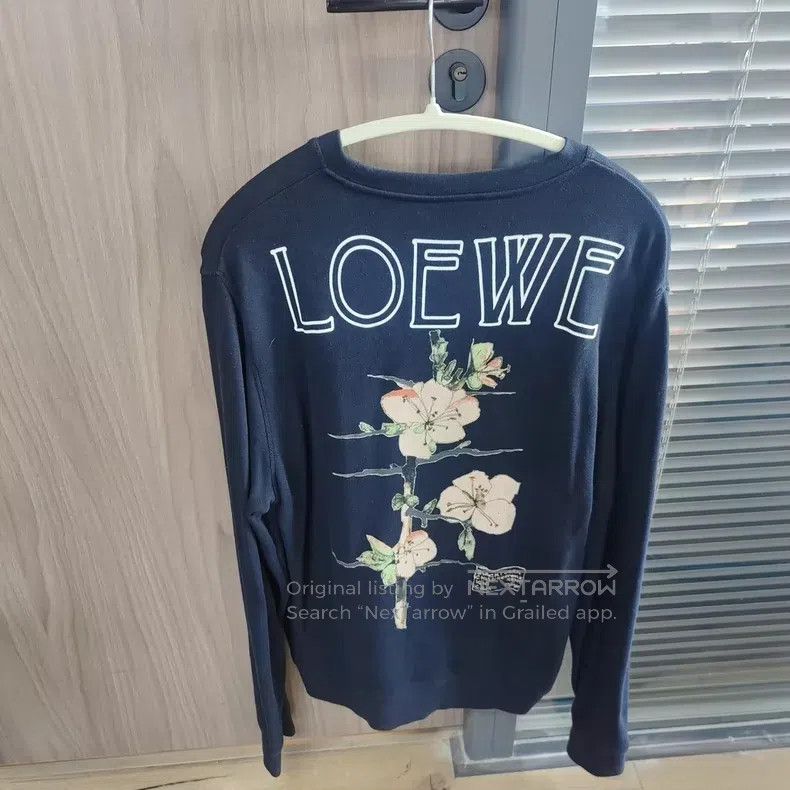 Other Loewe Back floral black sweatshirt Size XL / US 12-14 / IT 48-50 - 2 Thumbnail