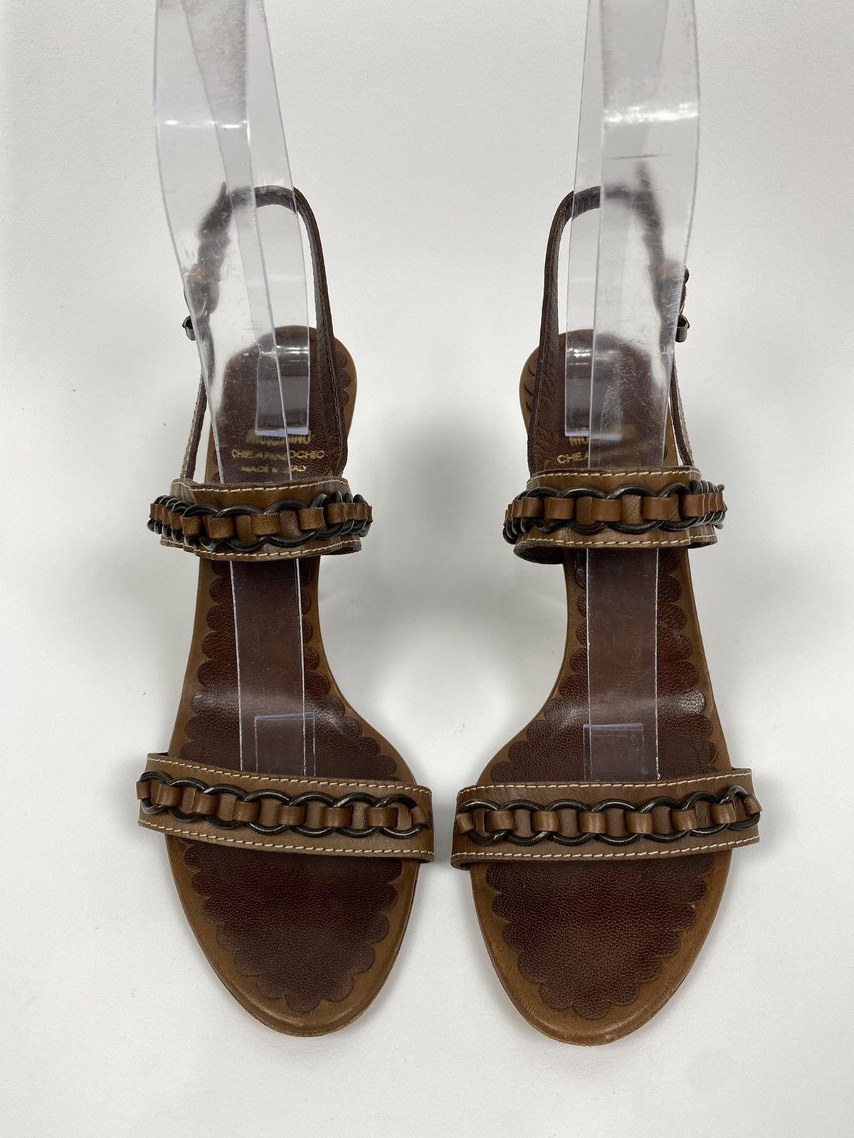 Moschino Moschino Cheap&Chic Leather Heels Sandals size 39 Size US 9 / IT 39 - 2 Thumbnail