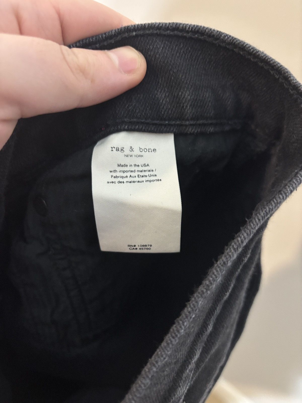 Rag & Bone Rag & Bone Fit 1 Extra Slim Jeans Size US 31 - 4 Thumbnail