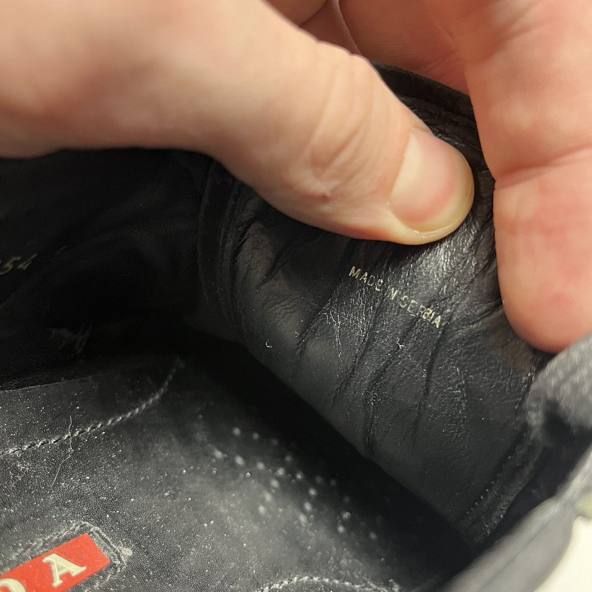 Prada Prada Leather Sneakers Size US 6.5 / EU 39-40 - 10 Thumbnail