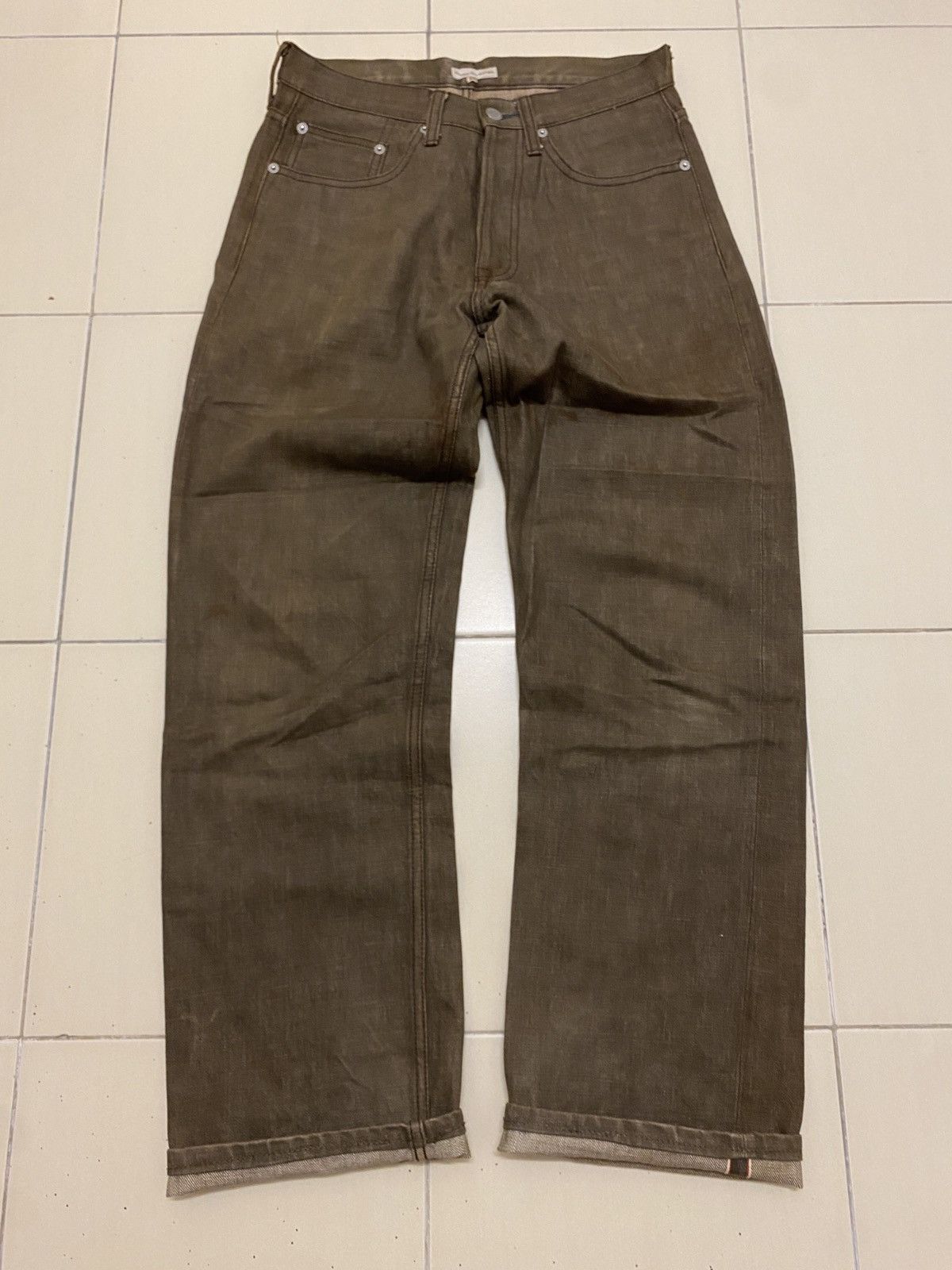 Dries Van Noten Dries Van Noten Red Line Selvedge Jeans Size US 29 - 1 Thumbnail