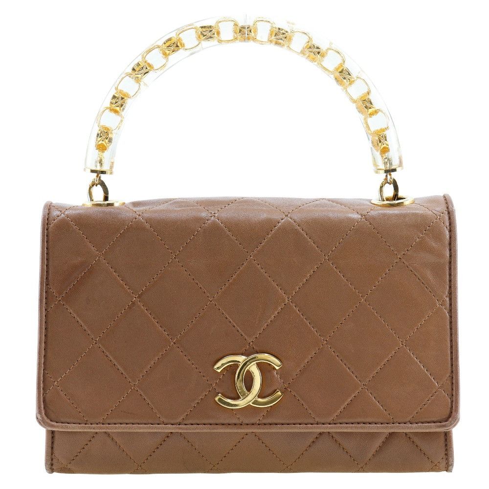 Chanel Chanel Chanel Matelasse Lambskin Handbag Leather Handbag DUTY FREE for USA Size ONE SIZE - 1 Thumbnail