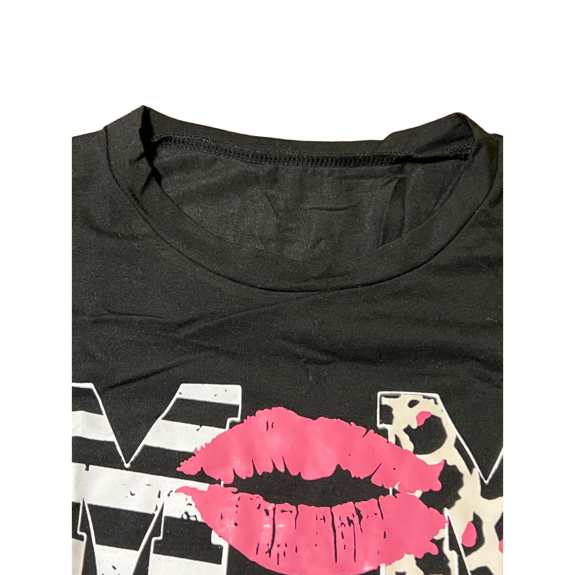 Other Mom Life Graphic T-Shirt Shirt Fun Animal Print & Lip Design Size L / US 10 / IT 46 - 3 Thumbnail
