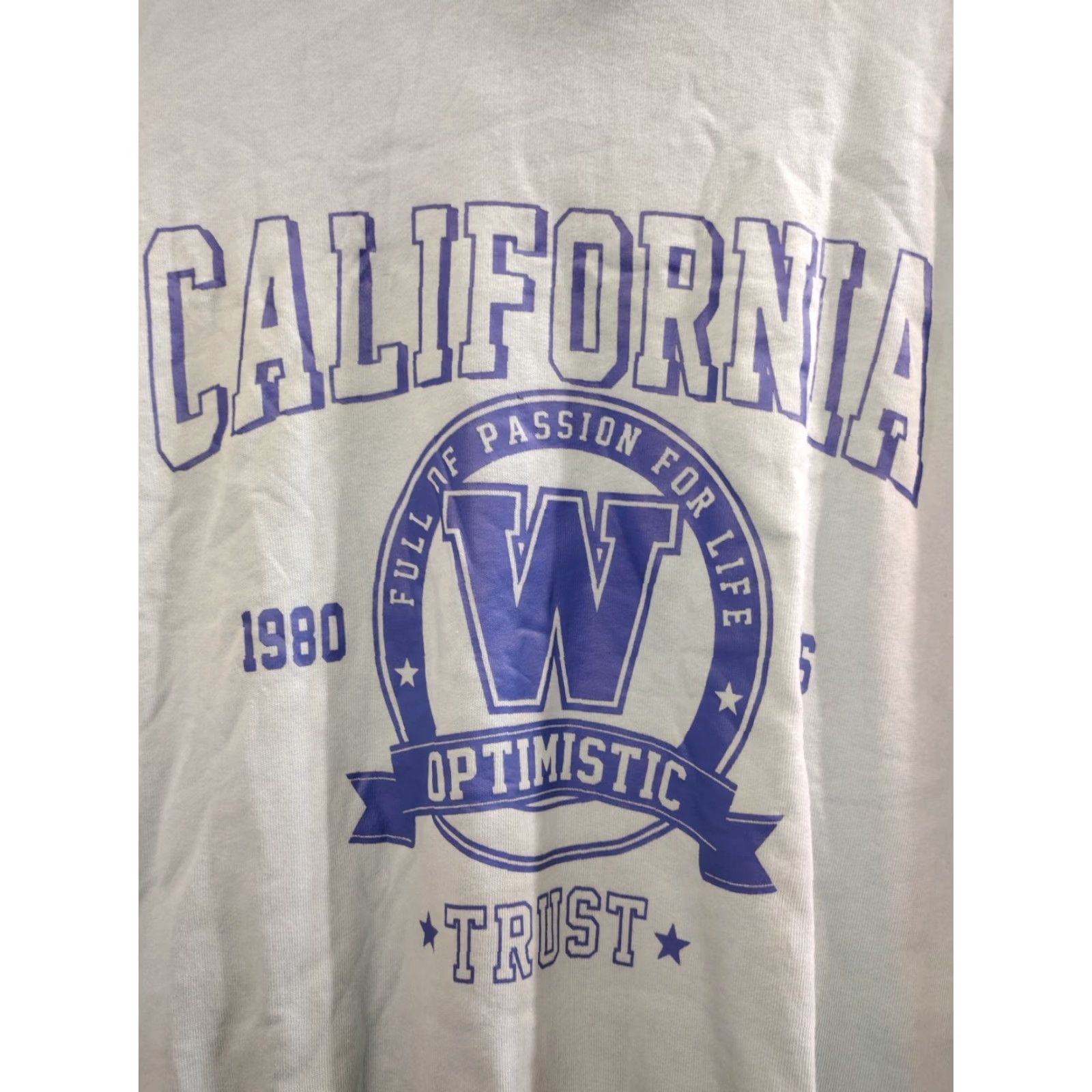 Shein SHEIN California West Coast Sweatshirt Women Blue 5XL California Logo Pullover Crew Neck Long Sleeve Solid All Seasons 5XL Womens Sweatshirt Size XXL / US 16-18 / IT 52-54 - 7 Thumbnail