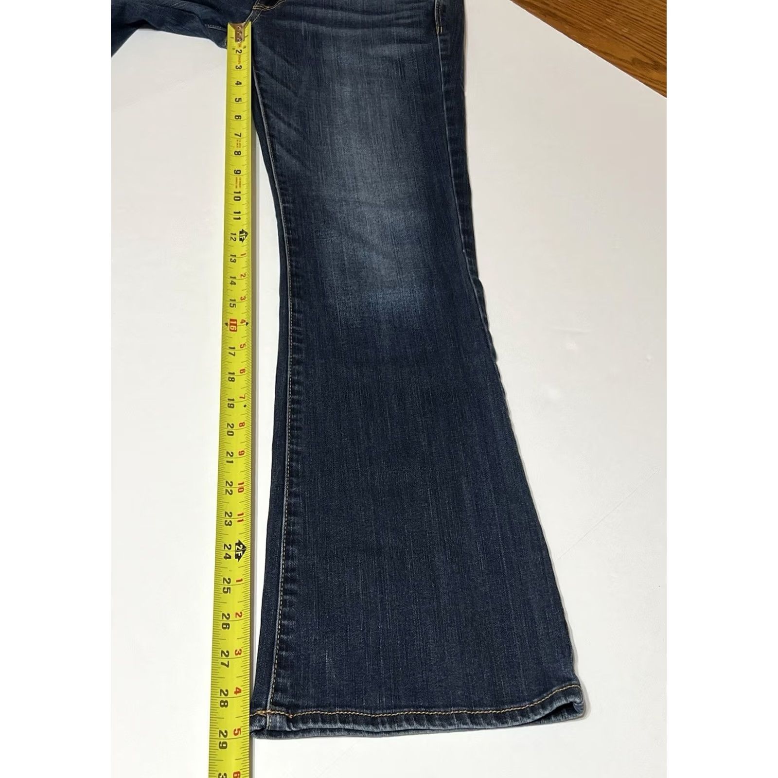 American Eagle Outfitters American Eagle Outfitters Jeans Women’s 6 Short Bootcut Denim Dark Blue Stretch 30x29 Pocket 5-Pocket Machine Washable XS? Size 28" / US 6 / IT 42 - 5 Thumbnail
