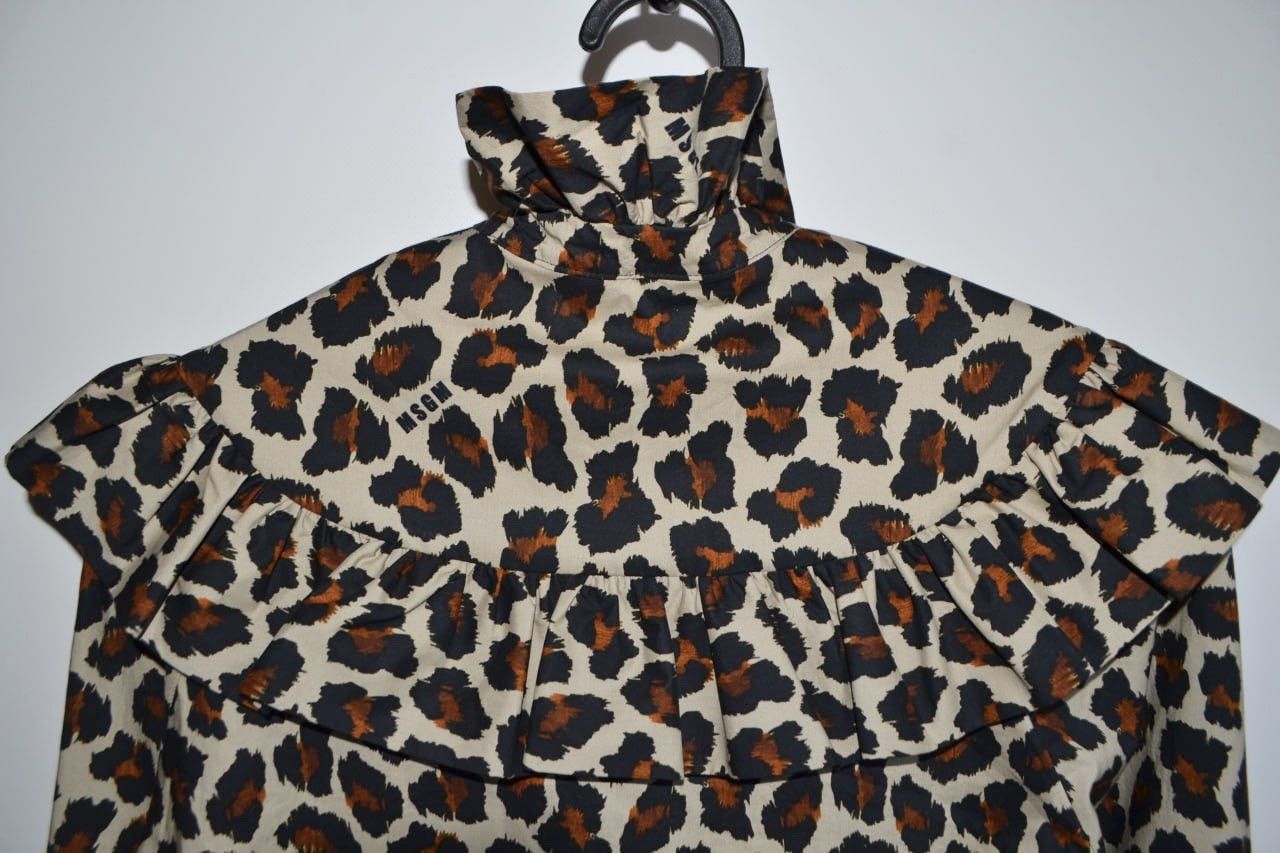 MSGM MSGM Milano Blusa/Blouse Shirt Leopard Womens Size 40 NEW Size M / US 6-8 / IT 42-44 - 8 Thumbnail