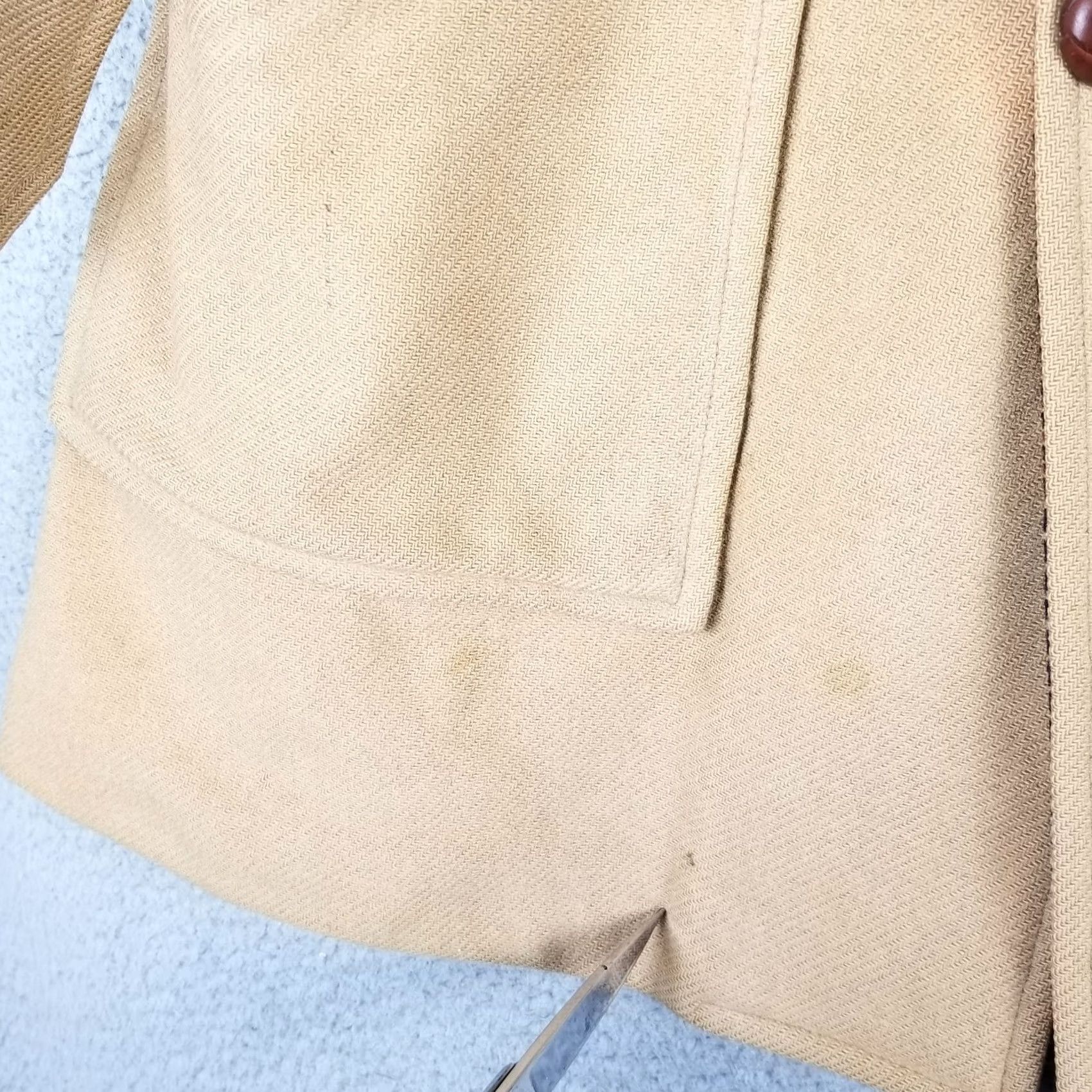 Pendleton VINTAGE Pendleton Jacket Beig e Virgin Wool Long Belted Collared Coat Women L Size L / US 10 / IT 46 - 4 Thumbnail