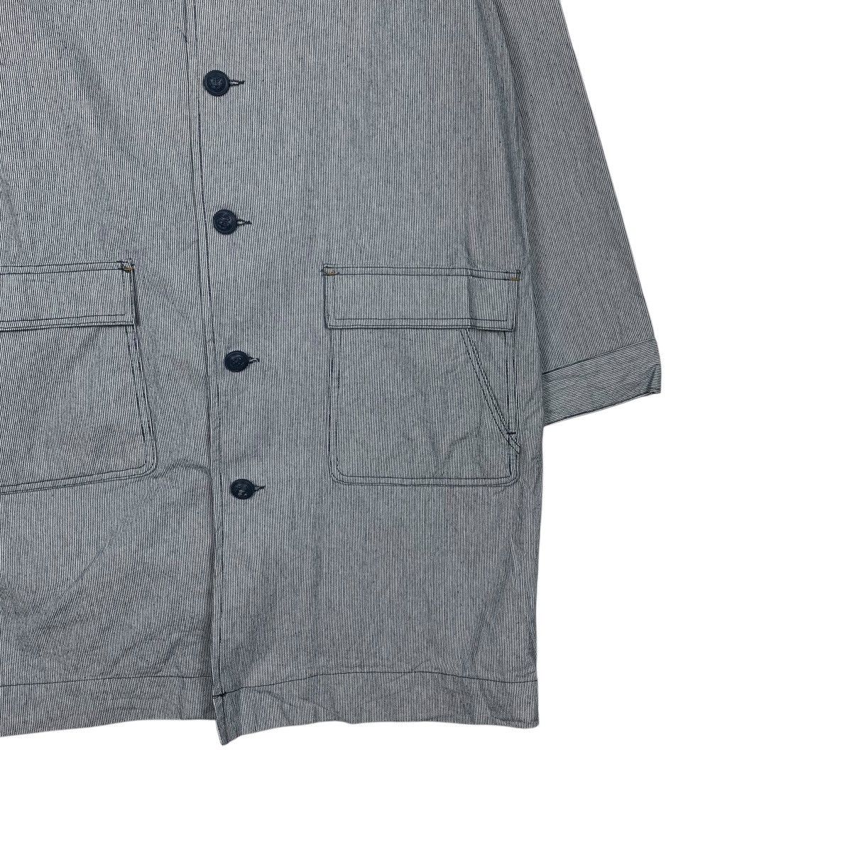 Japanese Brand NORTHERN TRUCK Work&Marine Hickory Striped Jacket #2102-C92 Size US L / EU 52-54 / 3 - 7 Thumbnail