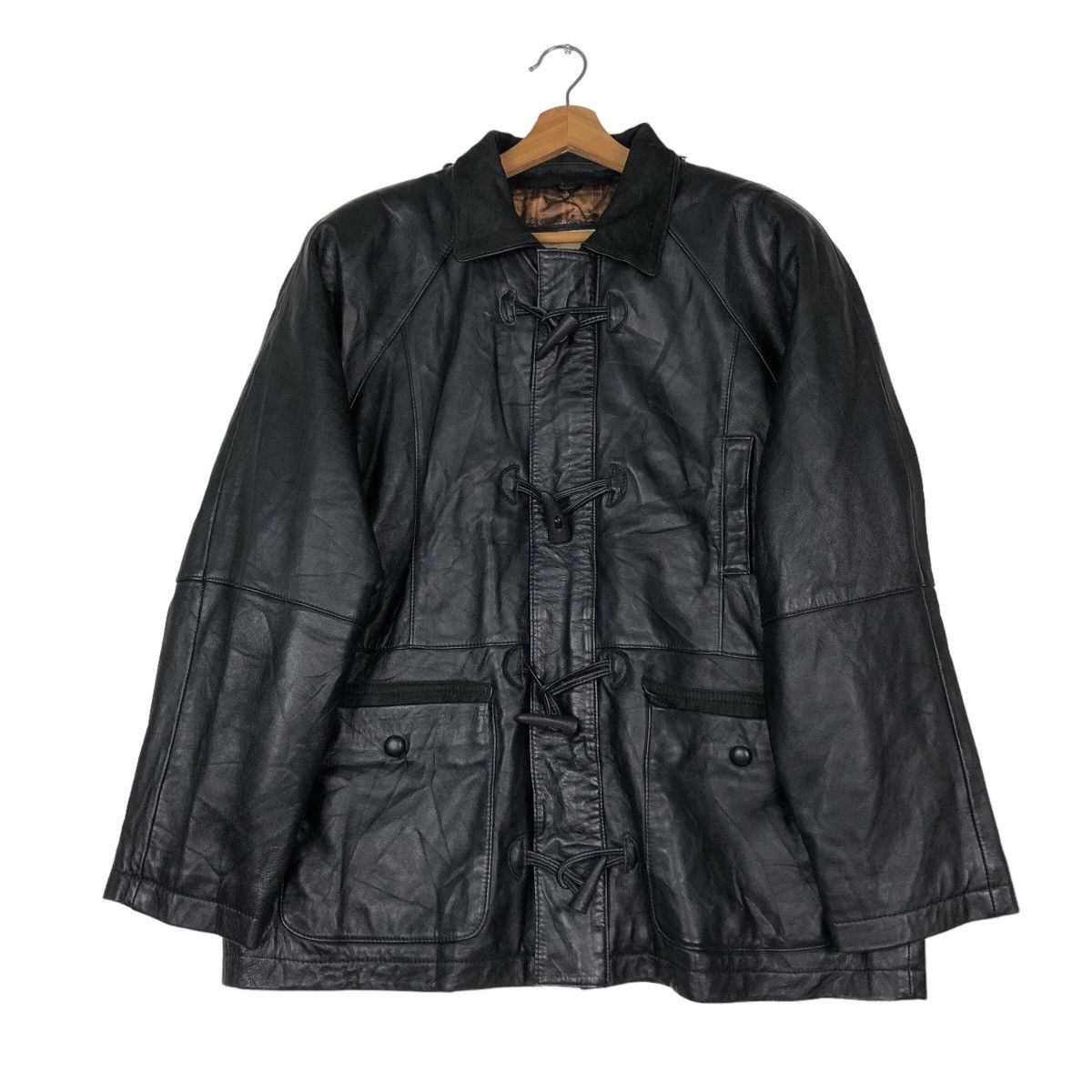 Japanese Brand 🔥Vintage Biker Leather Jacket Donobio Blanket Issey Miyake Size US M / EU 48-50 / 2 - 1 Thumbnail