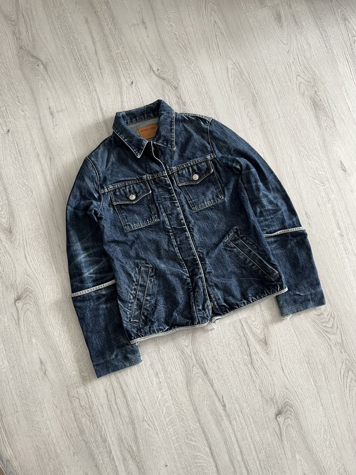 Helmut Lang Helmut Lang 1997 Gtr Denim jacket Size US M / EU 48-50 / 2 - 1 Thumbnail