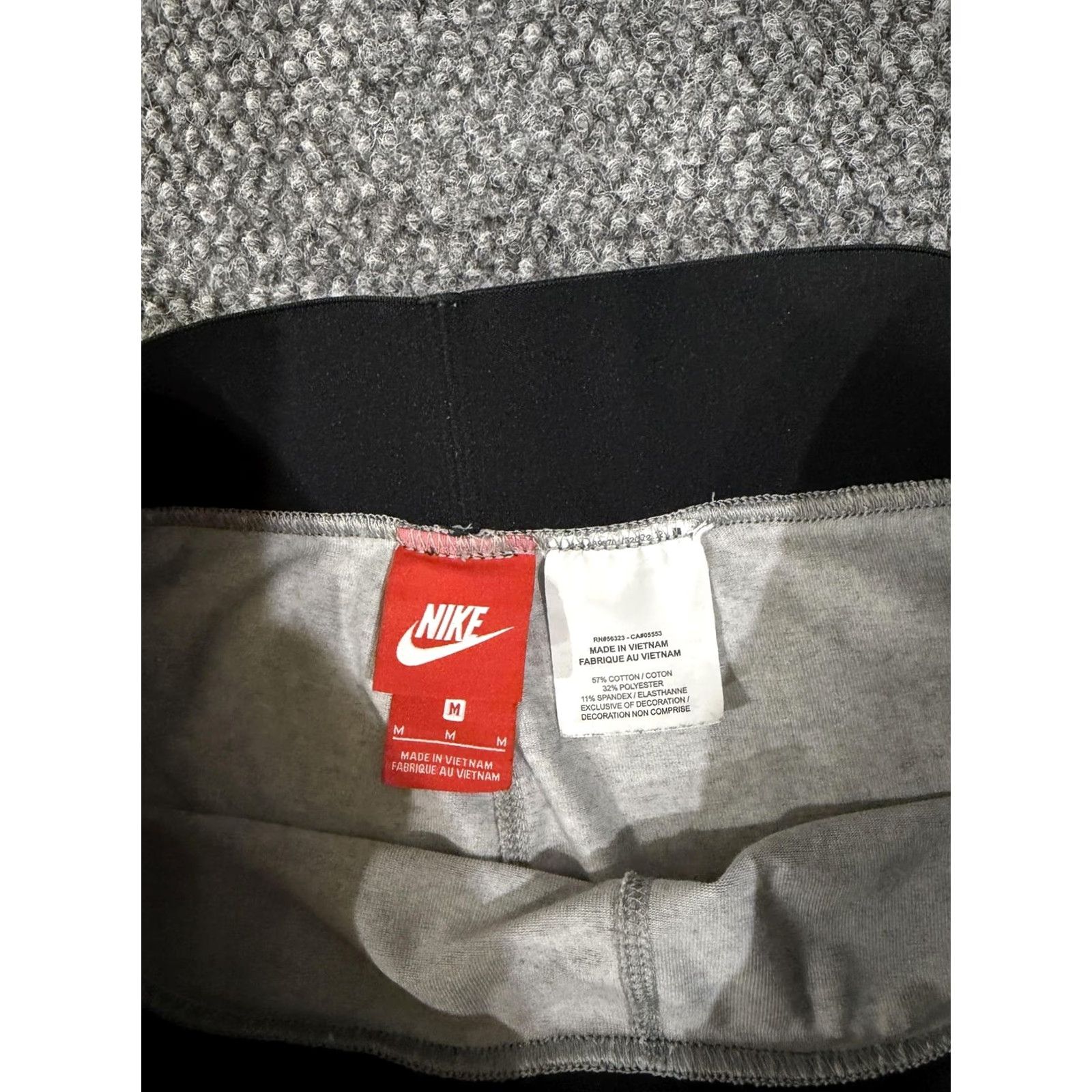 Nike Nike Leggings Womens M Gray Ankle Athletic Sportswear Logo Yoga Gym Training Pants Size 32" / US 10 / IT 46 - 5 Thumbnail