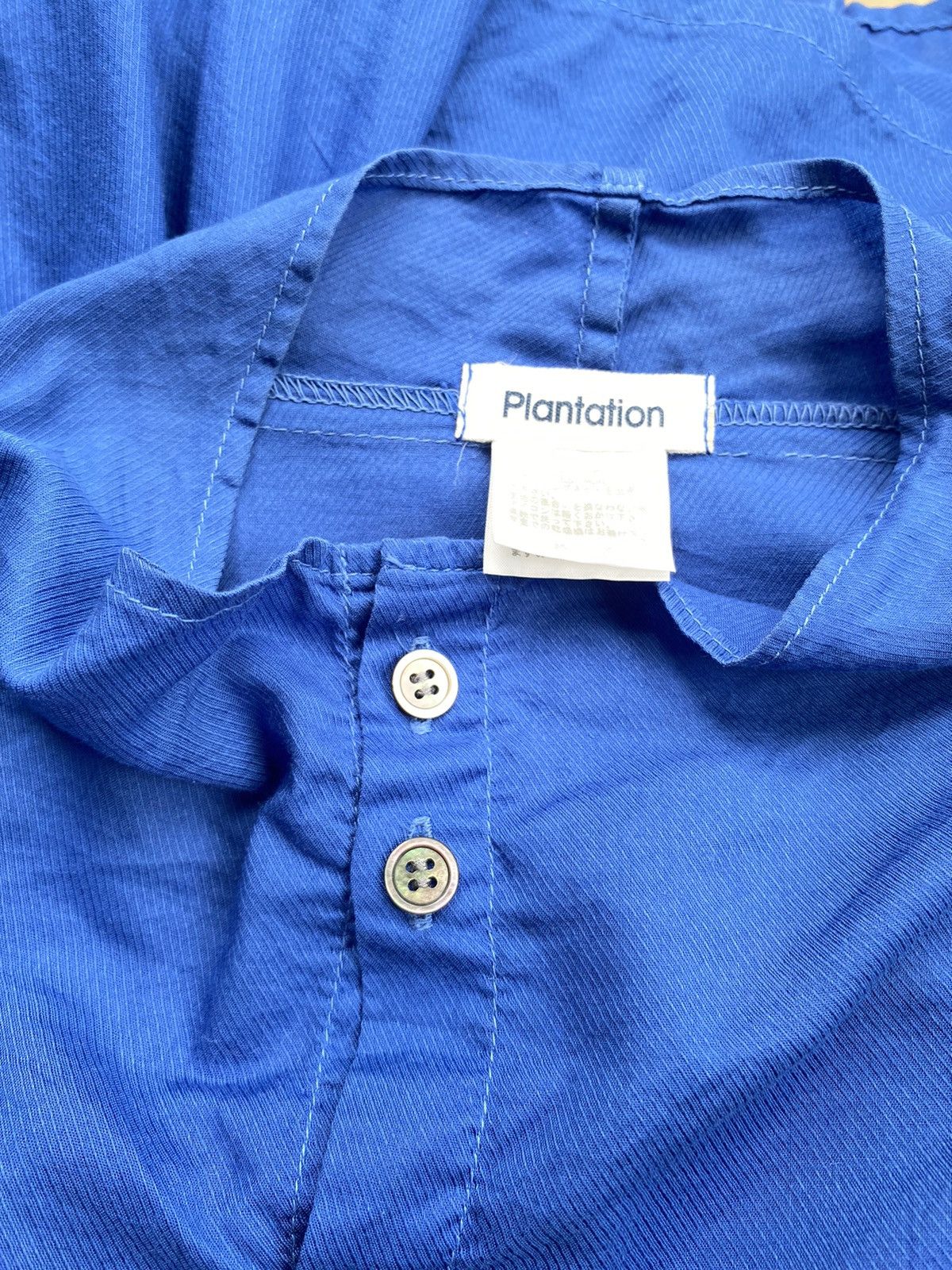 Issey Miyake Plantation blue blouse Size M / US 6-8 / IT 42-44 - 10 Thumbnail