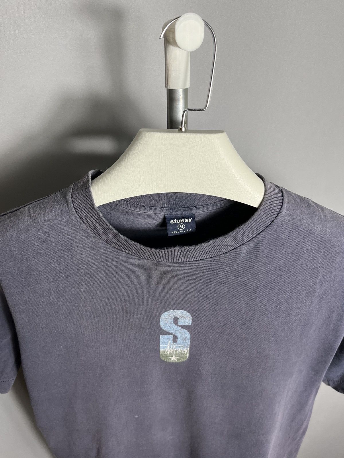 Stussy Stussy T Shirt Mens Blue Streetwear Skate Made in USA 90s Size US M / EU 48-50 / 2 - 6 Thumbnail