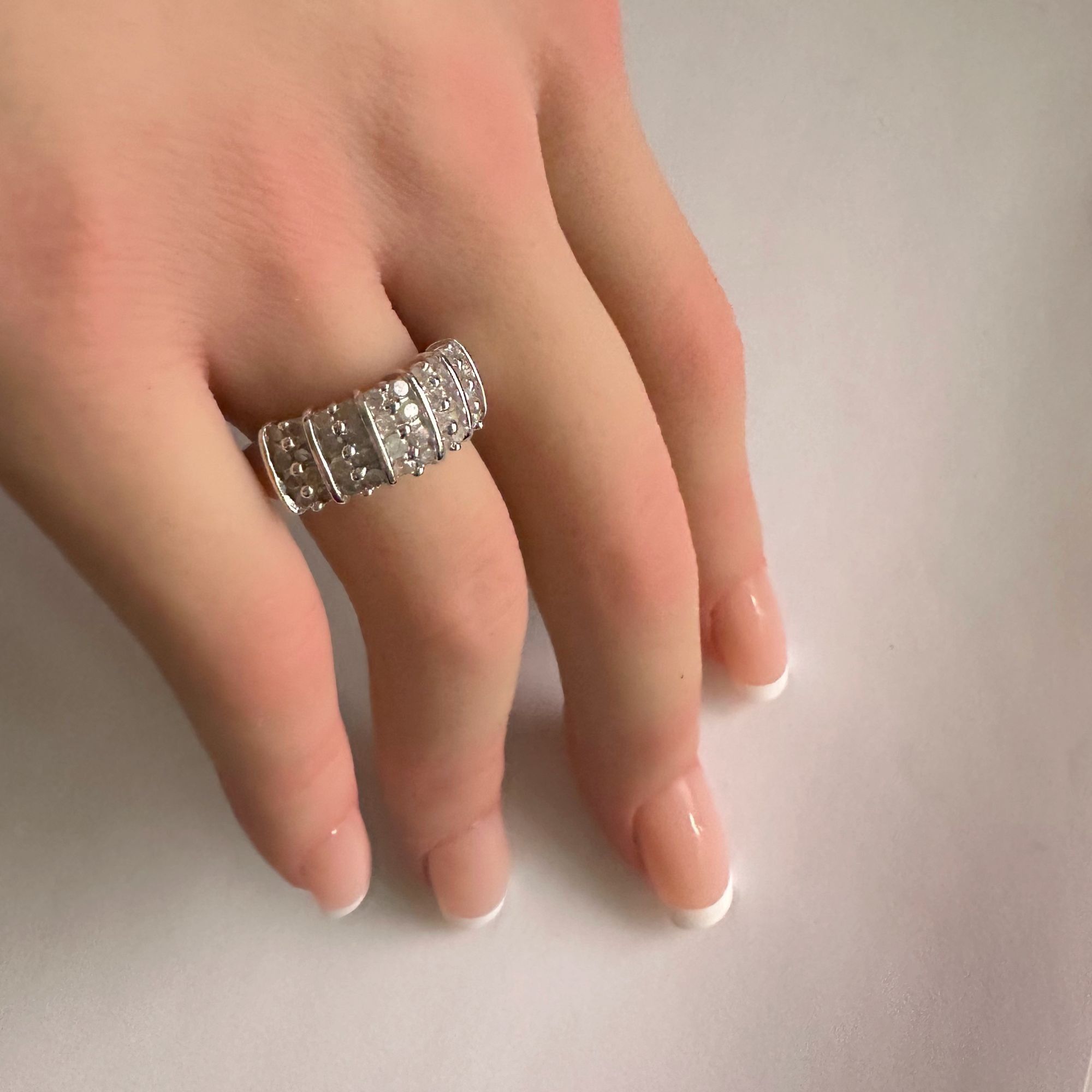Other Elegant Channel Set 1 carat Natural Diamond Anniversary Ring Size ONE SIZE - 2 Thumbnail