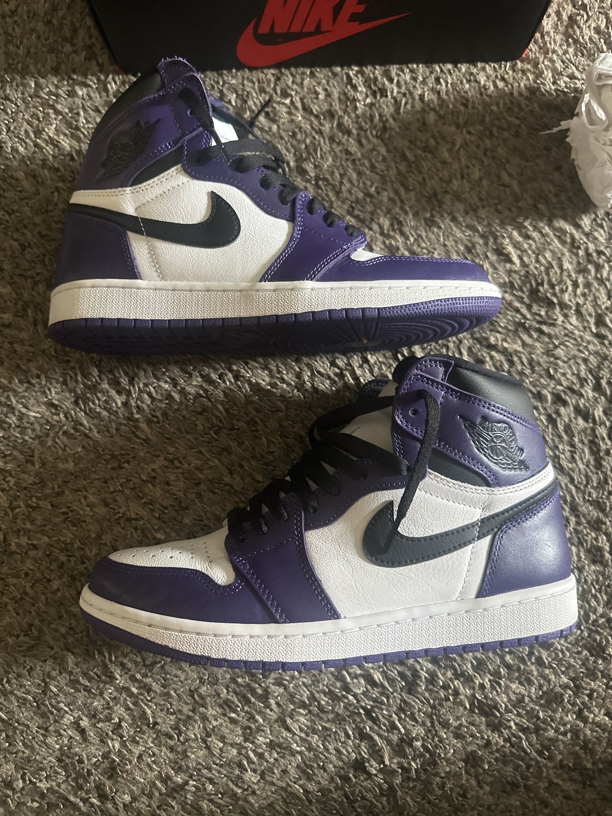 Jordan Brand Jordan 1 “Court Purple” Size US 9 / EU 42 - 4 Thumbnail