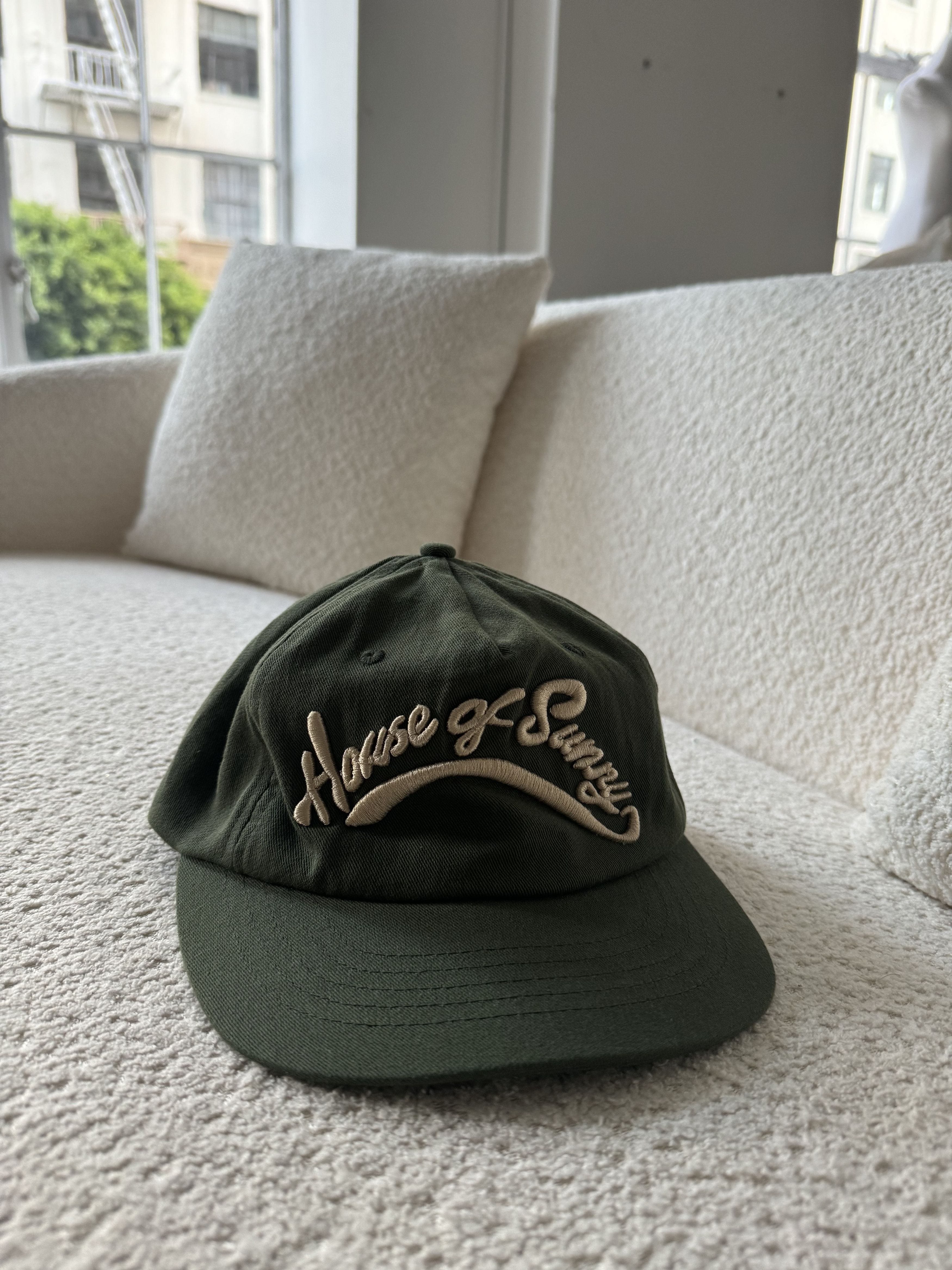 House of Sunny House Of Sunny Recycled Green Colour Theory Cap Size ONE SIZE - 6 Thumbnail