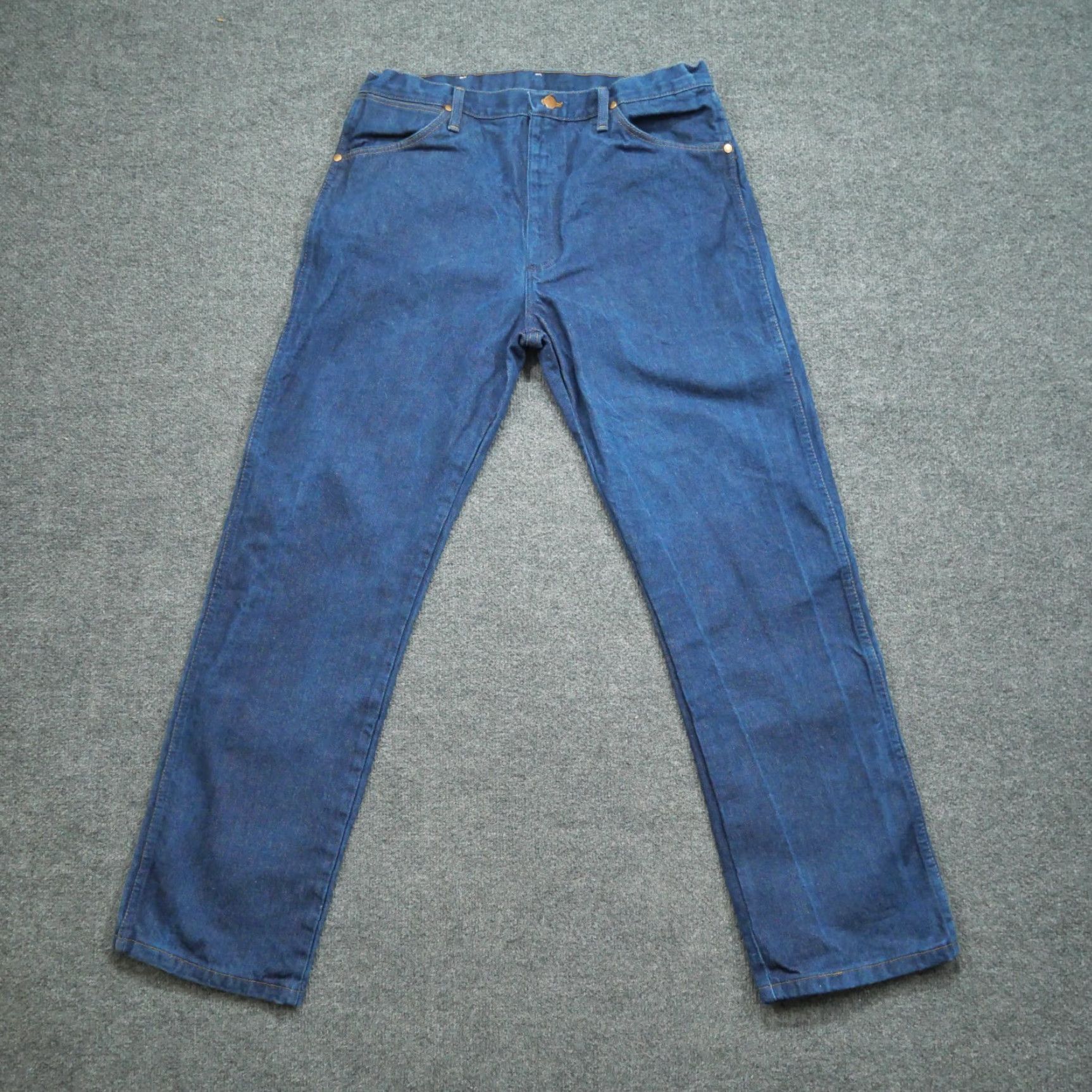 Wrangler VINTAGE Wrangler Jeans Mens 36x31 Blue Denim Pants Cowboy Cut 13MWZ Y2K Straight 5-Pocket Design Mens Size US 34 / EU 50 - 2 Thumbnail
