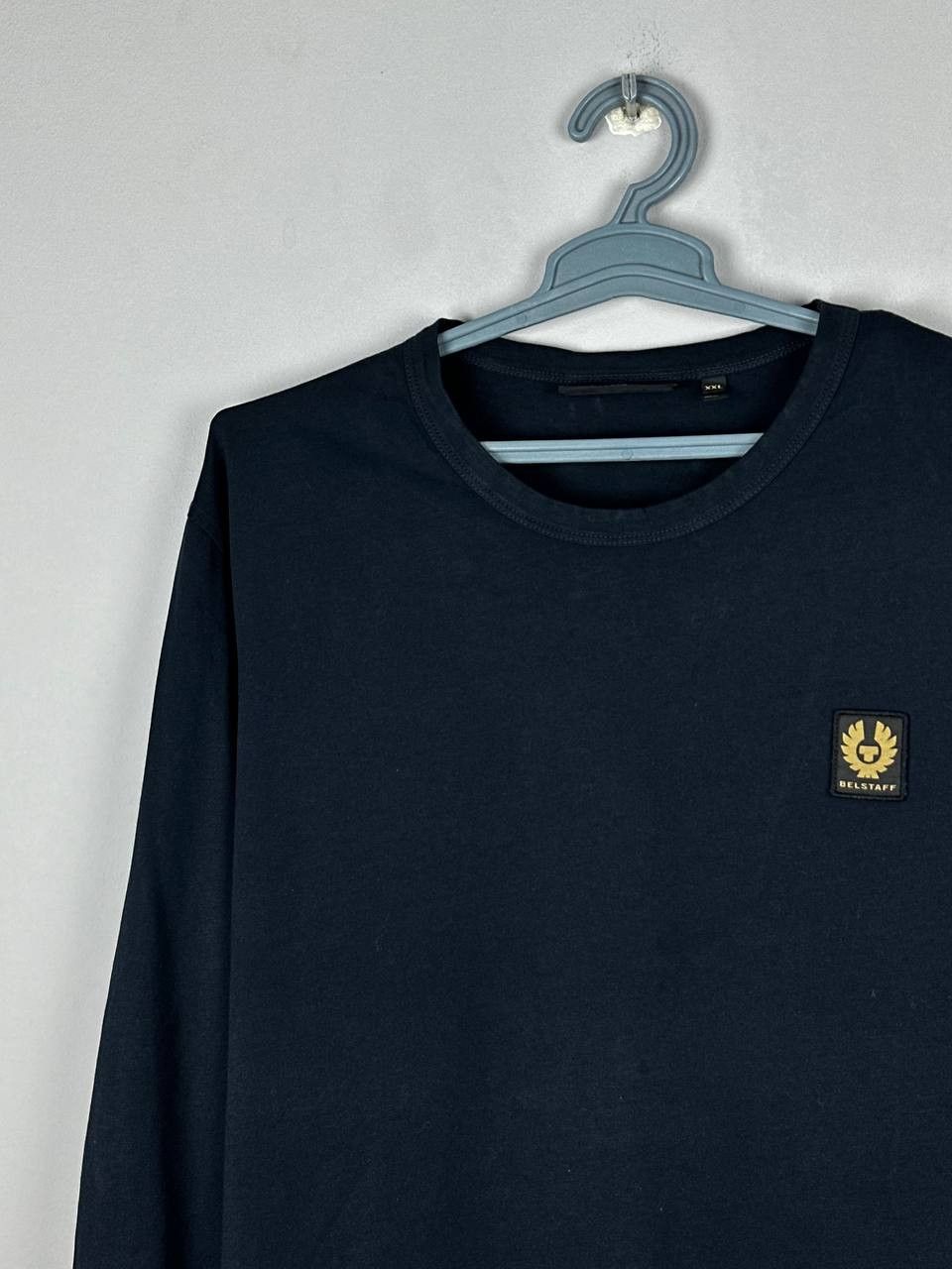 Belstaff Belstaff Basic Cotton Logo Long Sleeve T Shirt Size US XXL / EU 58 / 5 - 1 Thumbnail