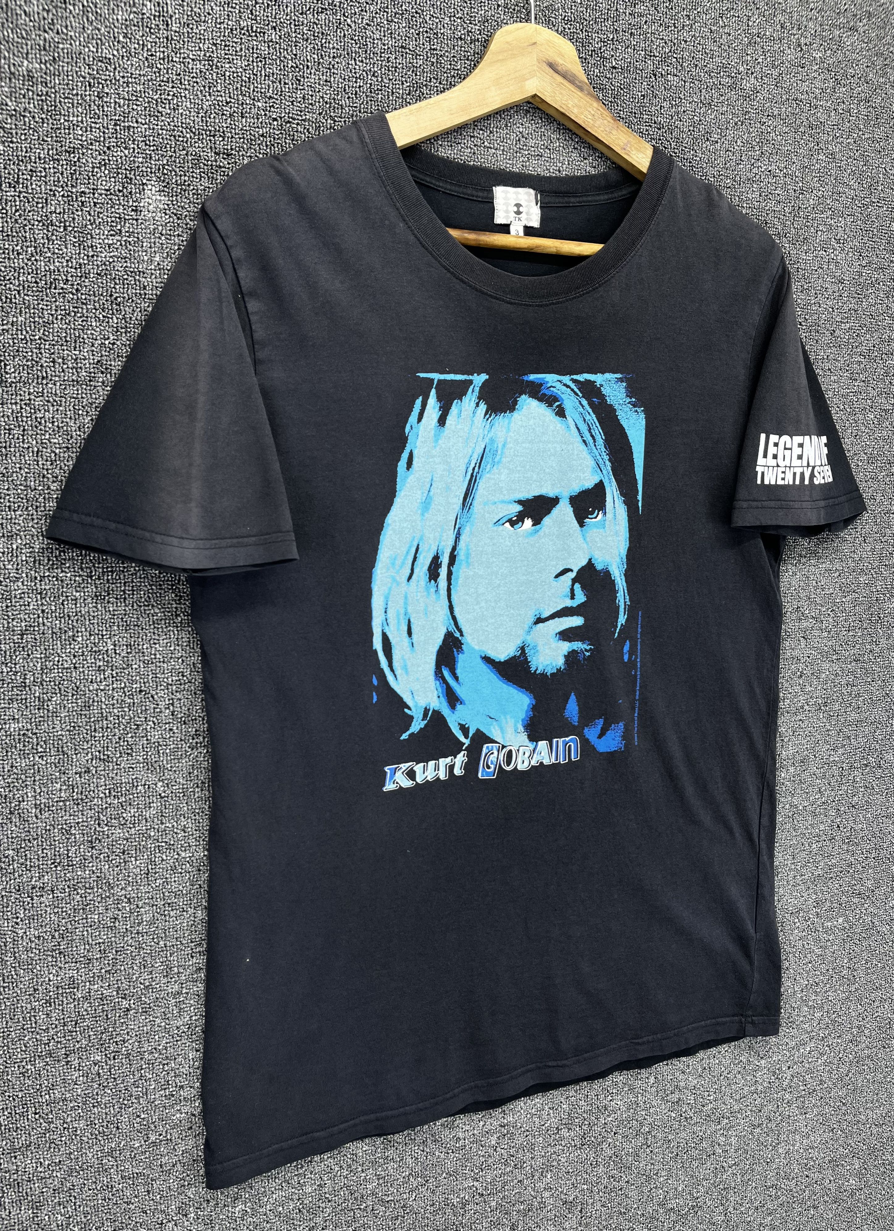 Band Tees Vintage Nirvana Kurt Cobain Punk Rock Band Tees T Shirts Size US S / EU 44-46 / 1 - 2 Thumbnail