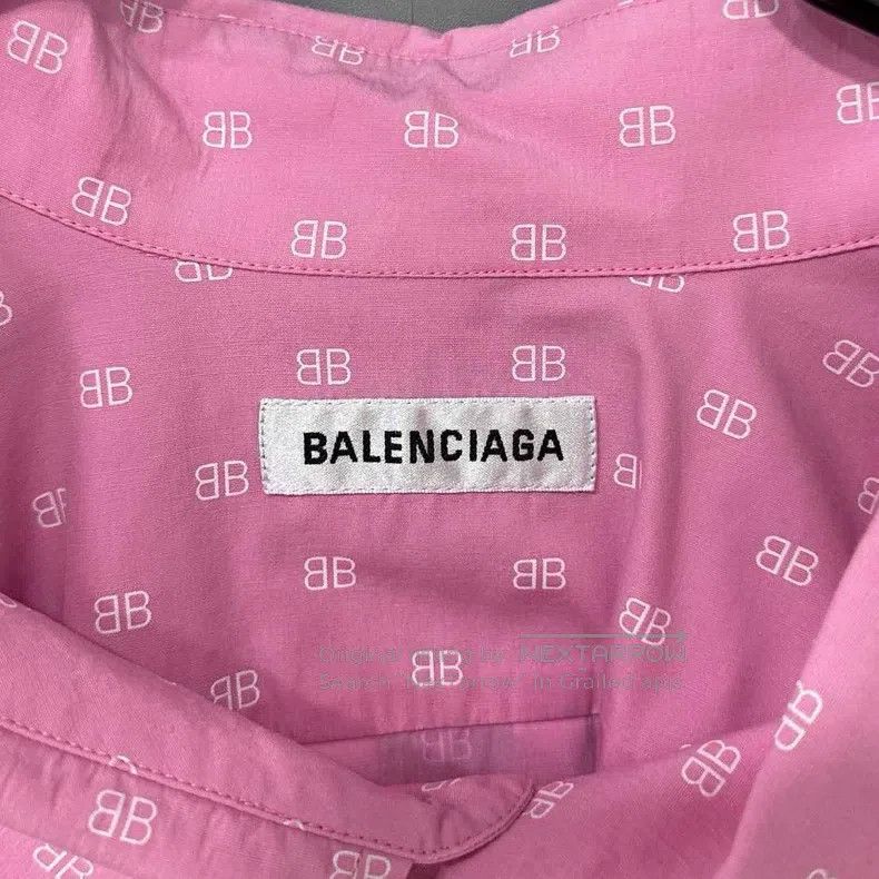 Balenciaga Balenciaga Double B all-over print long-sleeve shirt Size XS / US 0-2 / IT 36-38 - 6 Thumbnail