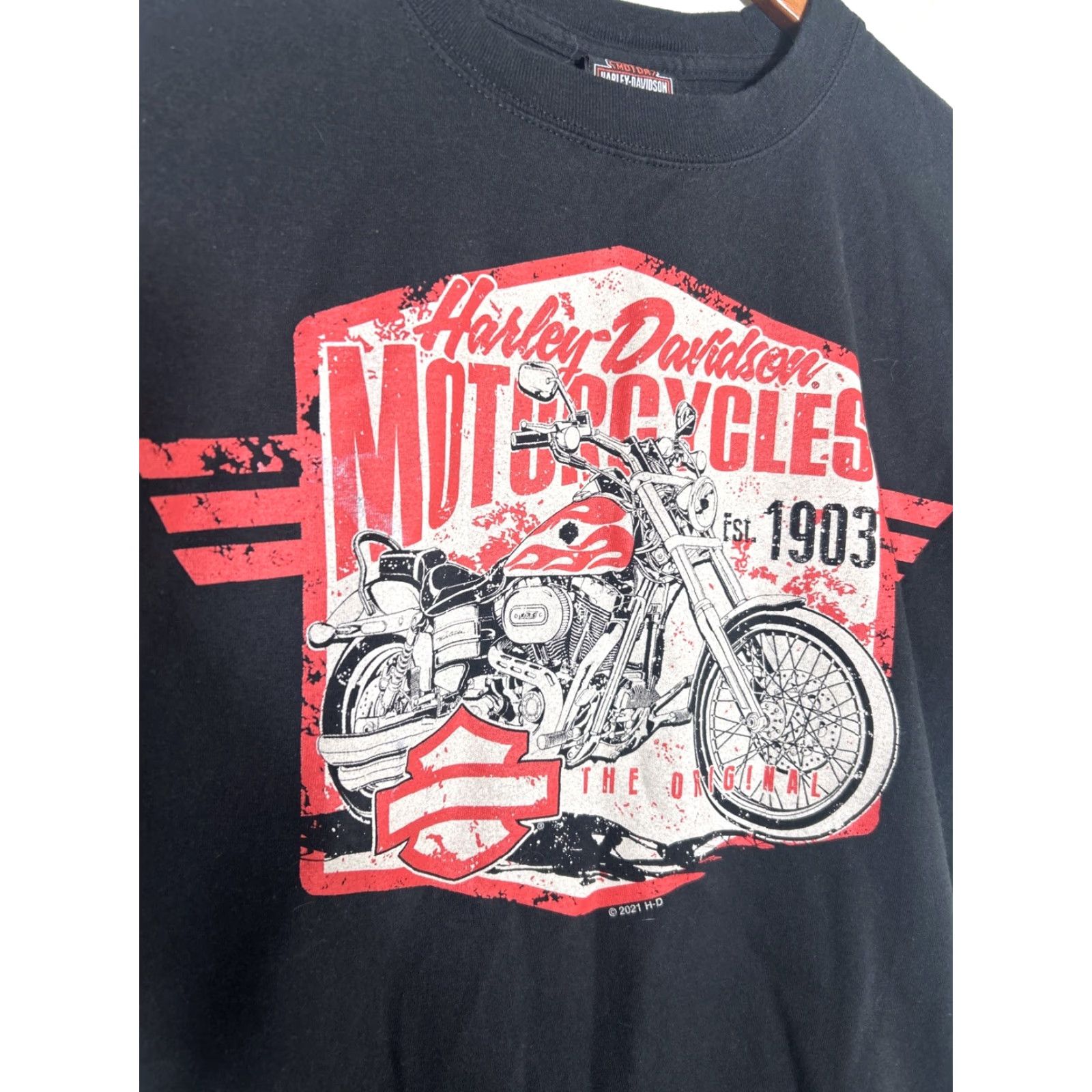 Harley Davidson Harley Davidson Womens Medium Short Sleeve Black T Shirt Reno, NV Size M / US 6-8 / IT 42-44 - 4 Thumbnail
